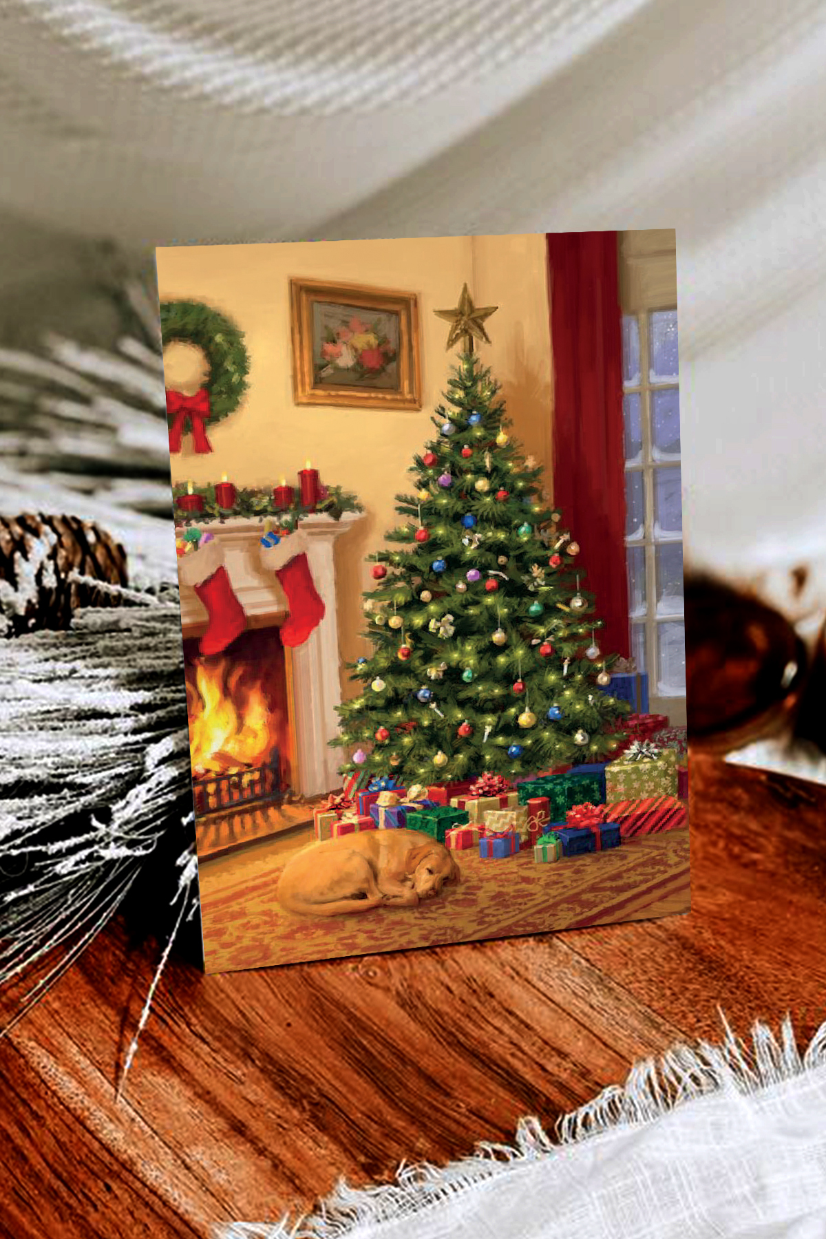 Artcrelier Yılbaşı Kartpostak, Hediyelik Kartpostal, 10x15 Kartpostal, Yılbaşı Not Kartı, Yeniyıl Postcard