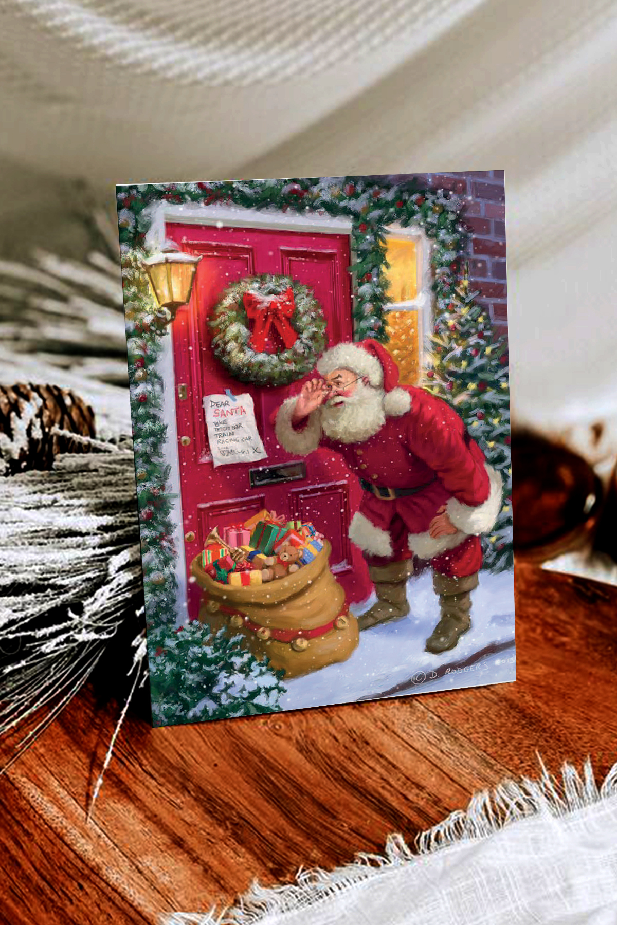 Artcrelier Yılbaşı Kartpostak, Hediyelik Kartpostal, 10x15 Kartpostal, Yılbaşı Not Kartı, Yeniyıl Postcard