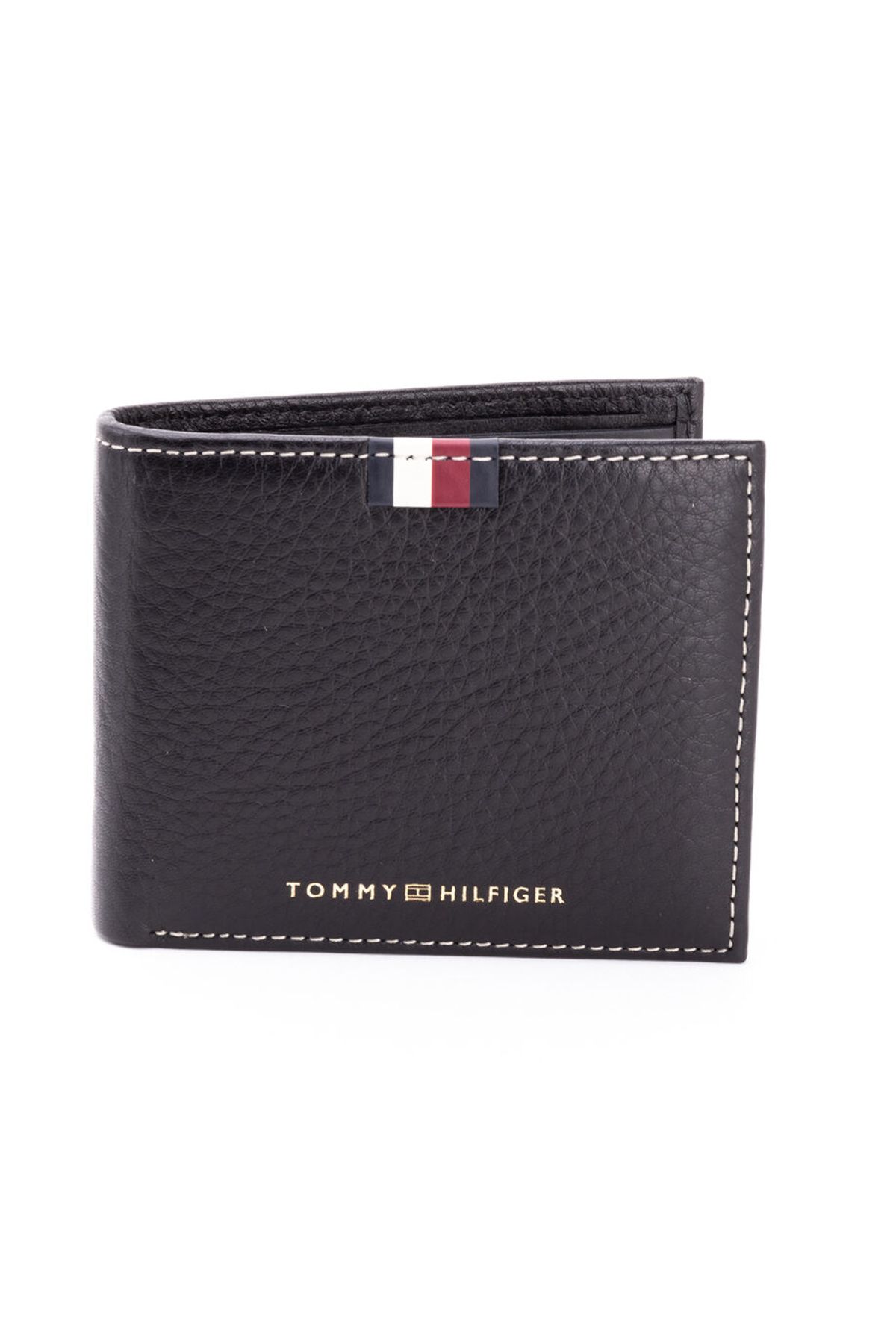 کیف پول مشکی مردانه سیاه TH Corp Mini CC Tommy Hilfiger