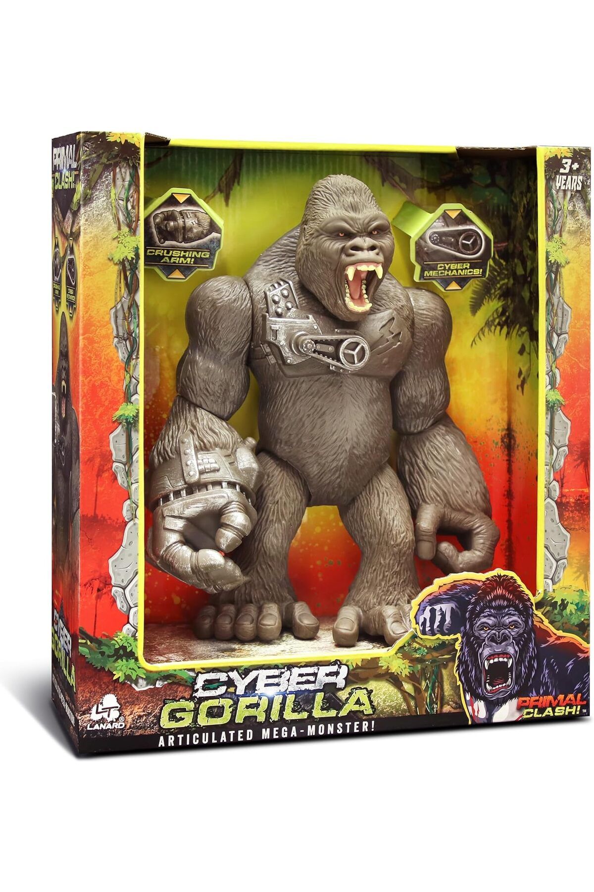 Sunman-37108 Sunman Jurassic Clash Mega Monster Cyber Gorilla Figure Licensed @Jurassic@ 27Cm 2