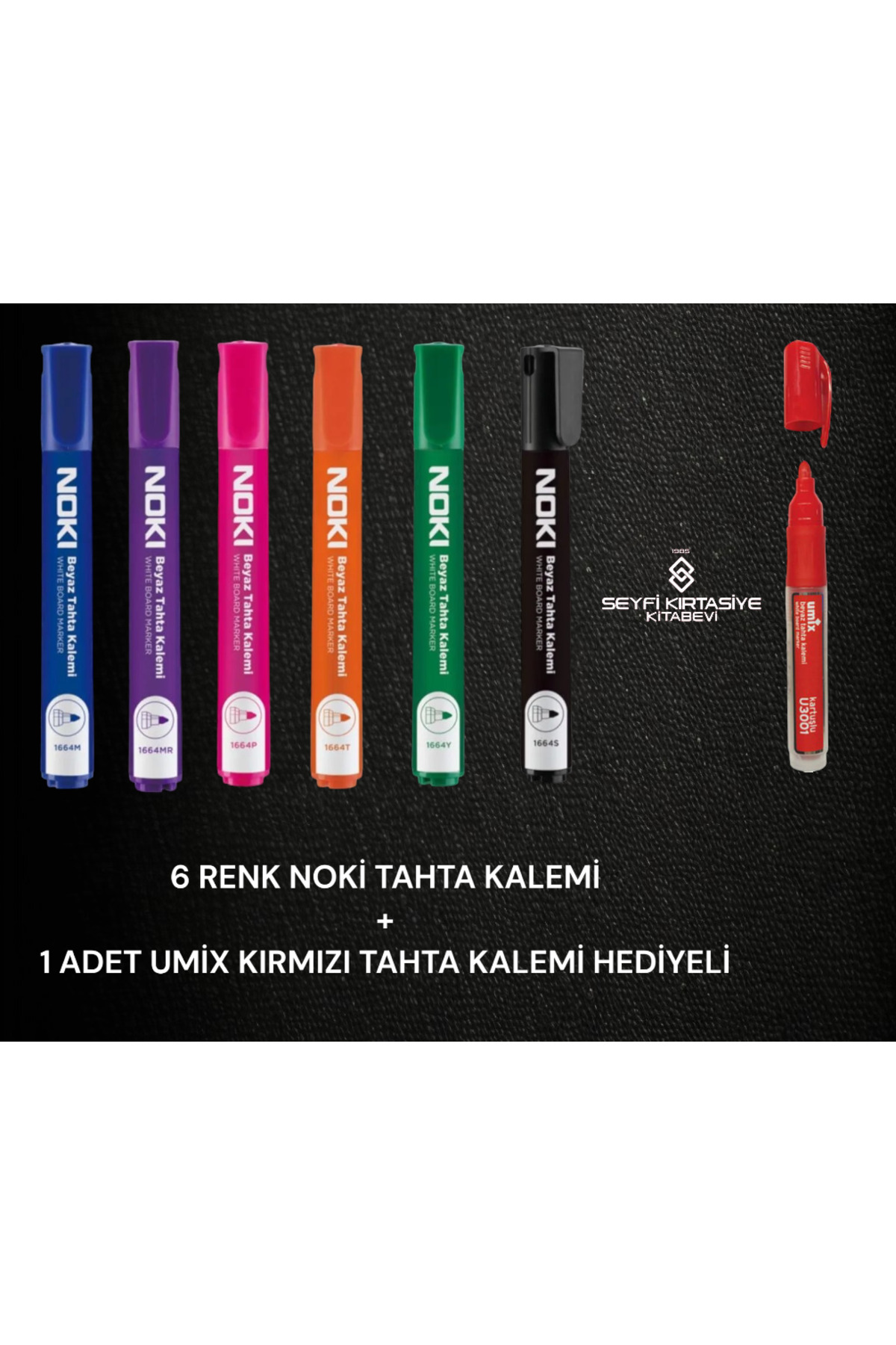 SEYFİKİRTASİYE 7 RENK TAHTA KALEM SETİ NOKİ VE UMUR MARKA TOPTAN FİYATINA PERAKENDE