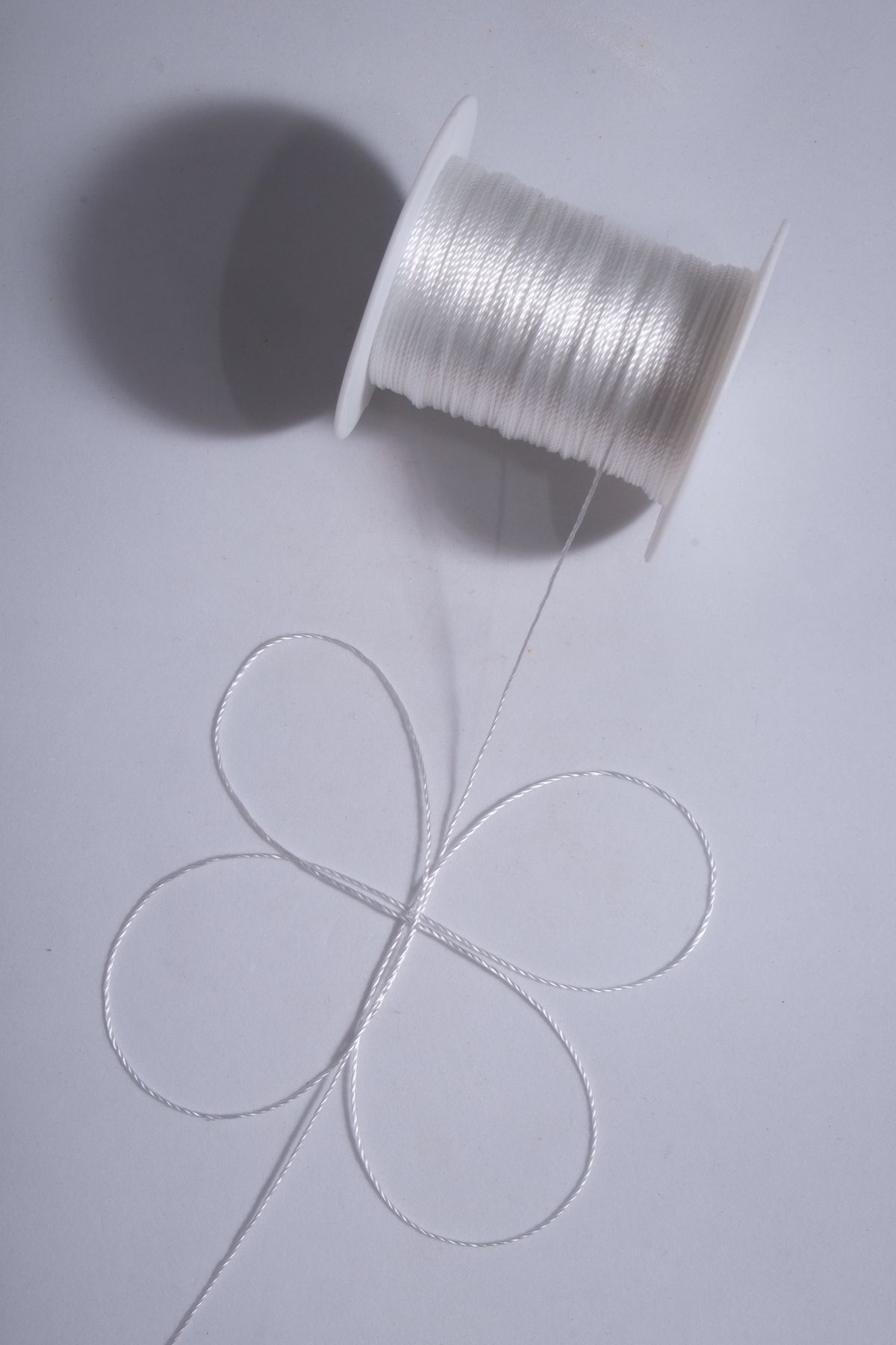 0.6 Mm 100 Metre Tesbih İpi Beyaz