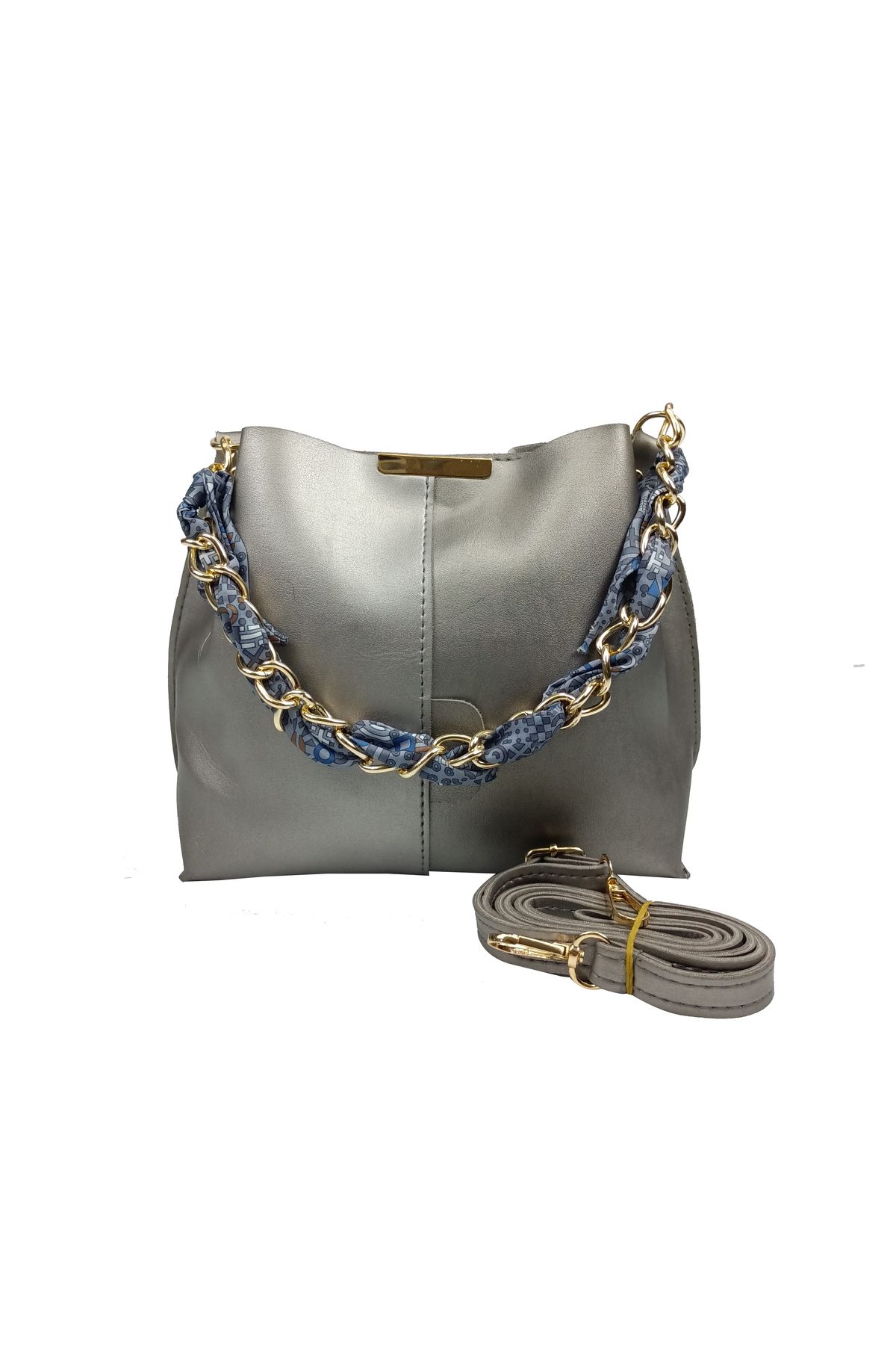 Sia anta Shoulder Bag Gray Plain Trendyol