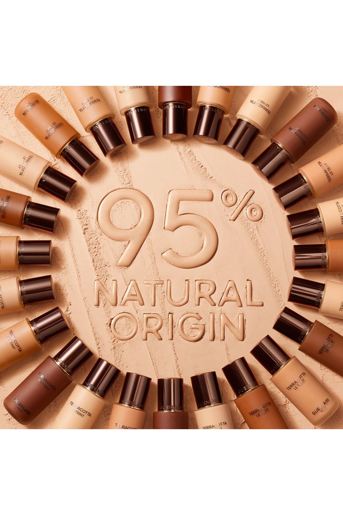 Terracotta Le Teint - 95٪ محتوای طبیعی، 24 ساعت ماندگاری روغن آرگان Guerlain