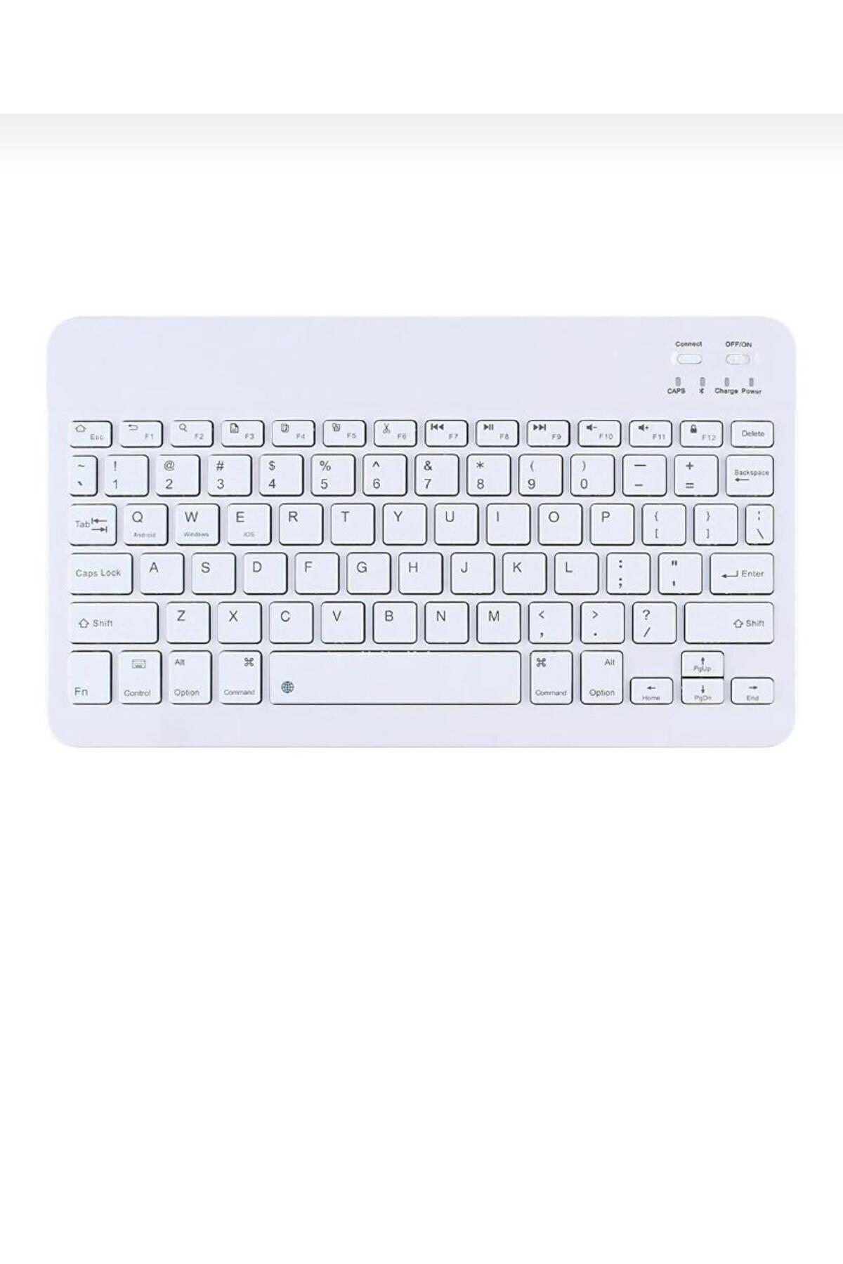 Samsung Galaxy Tab A9 Plus SM-X210 Uyumlu Kablosuz Bluetooth Klavye+Mouse Set 4