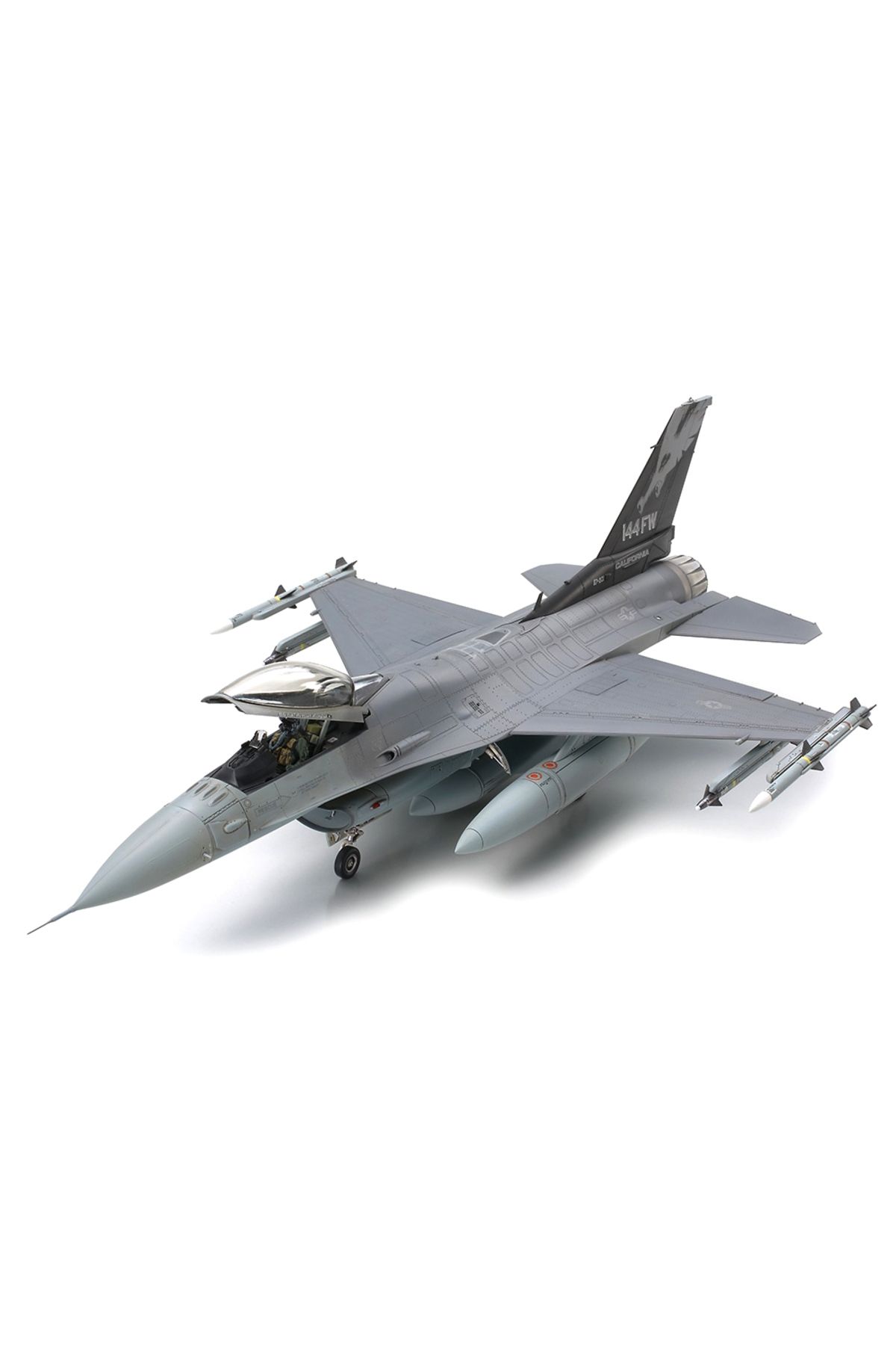 TAMIYA-1/48 F-16C Block 25/32 Fighting Falcon Plastic Aircraft Model Kit, Disassembled Hobby Set 2