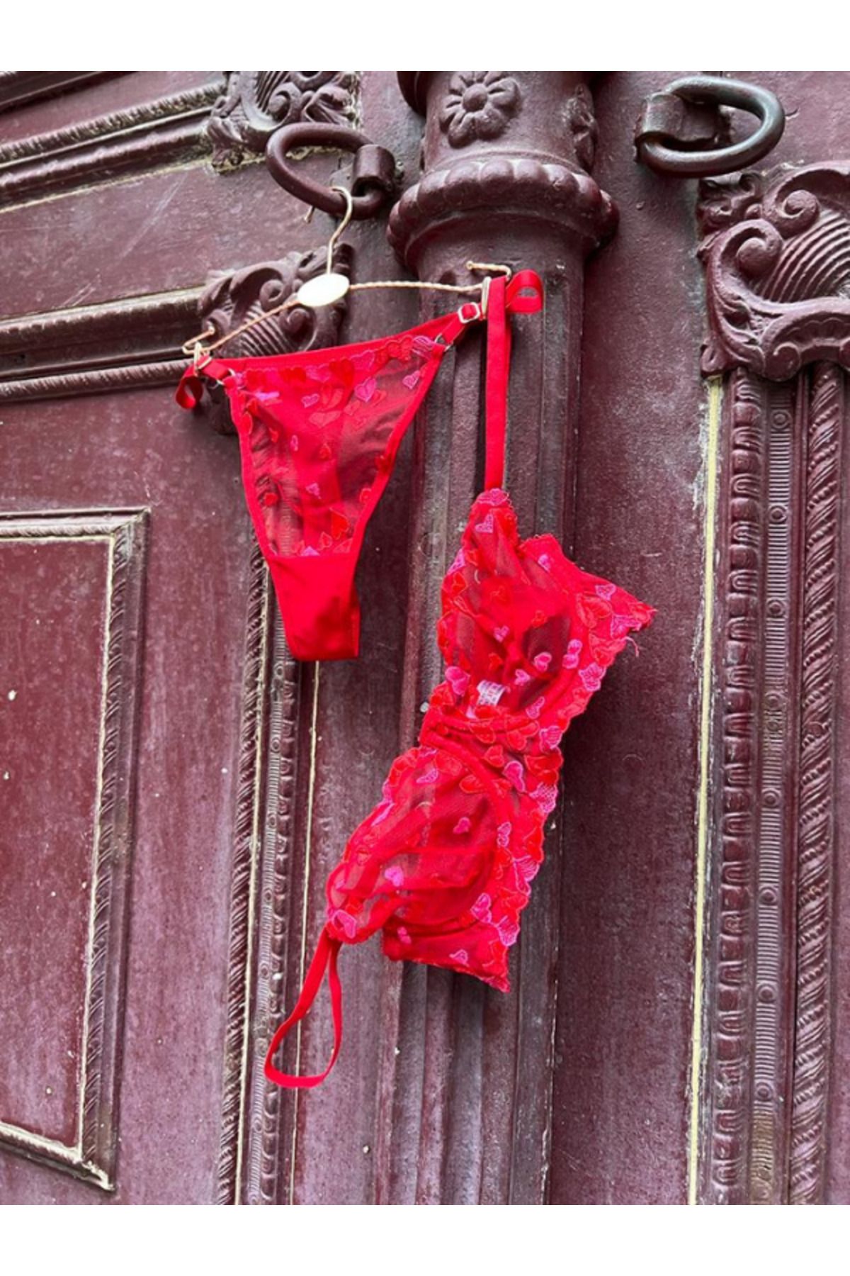 Pocion de cereza Underwear Set - Red - Heart