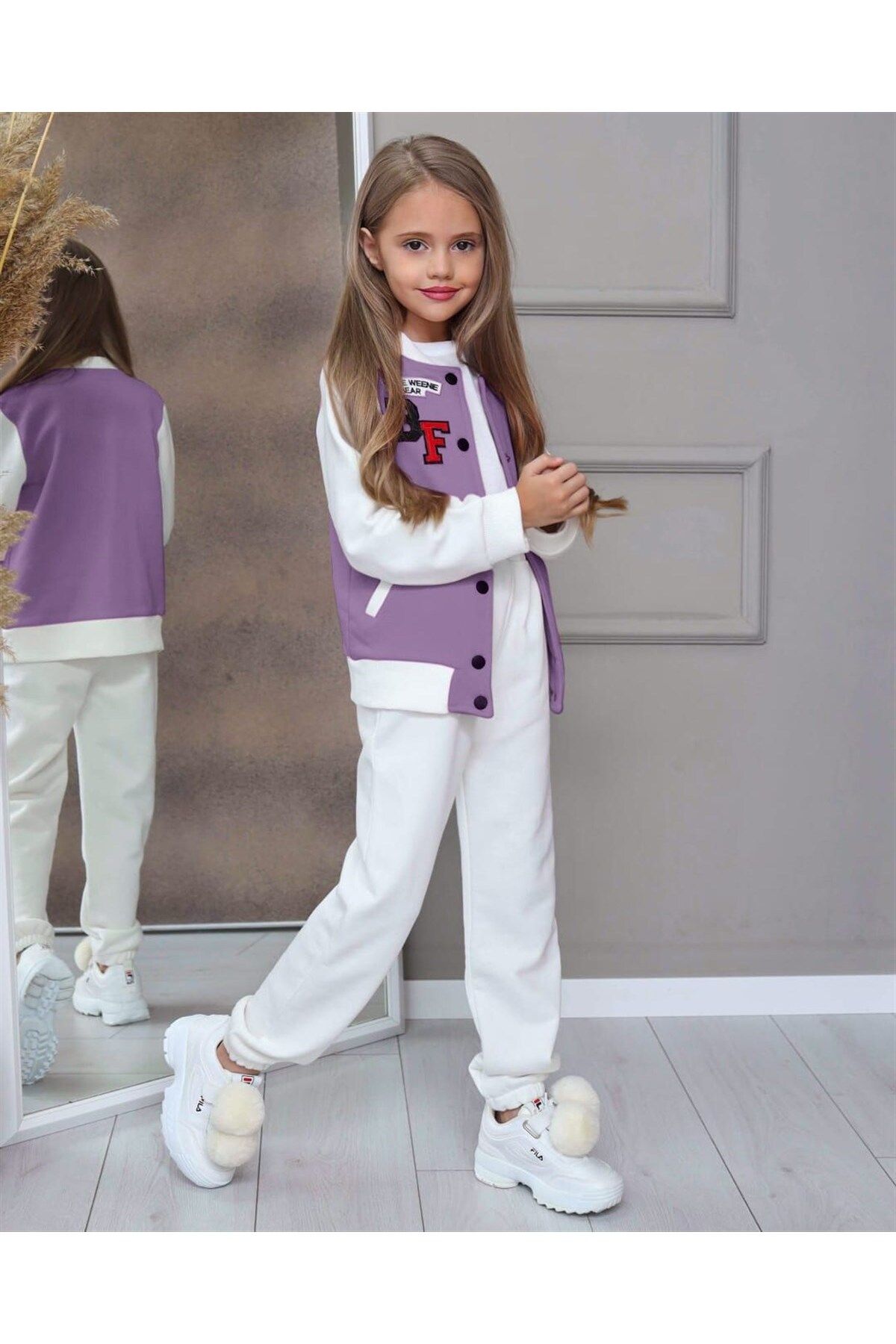 Toddler girl top fila tracksuit