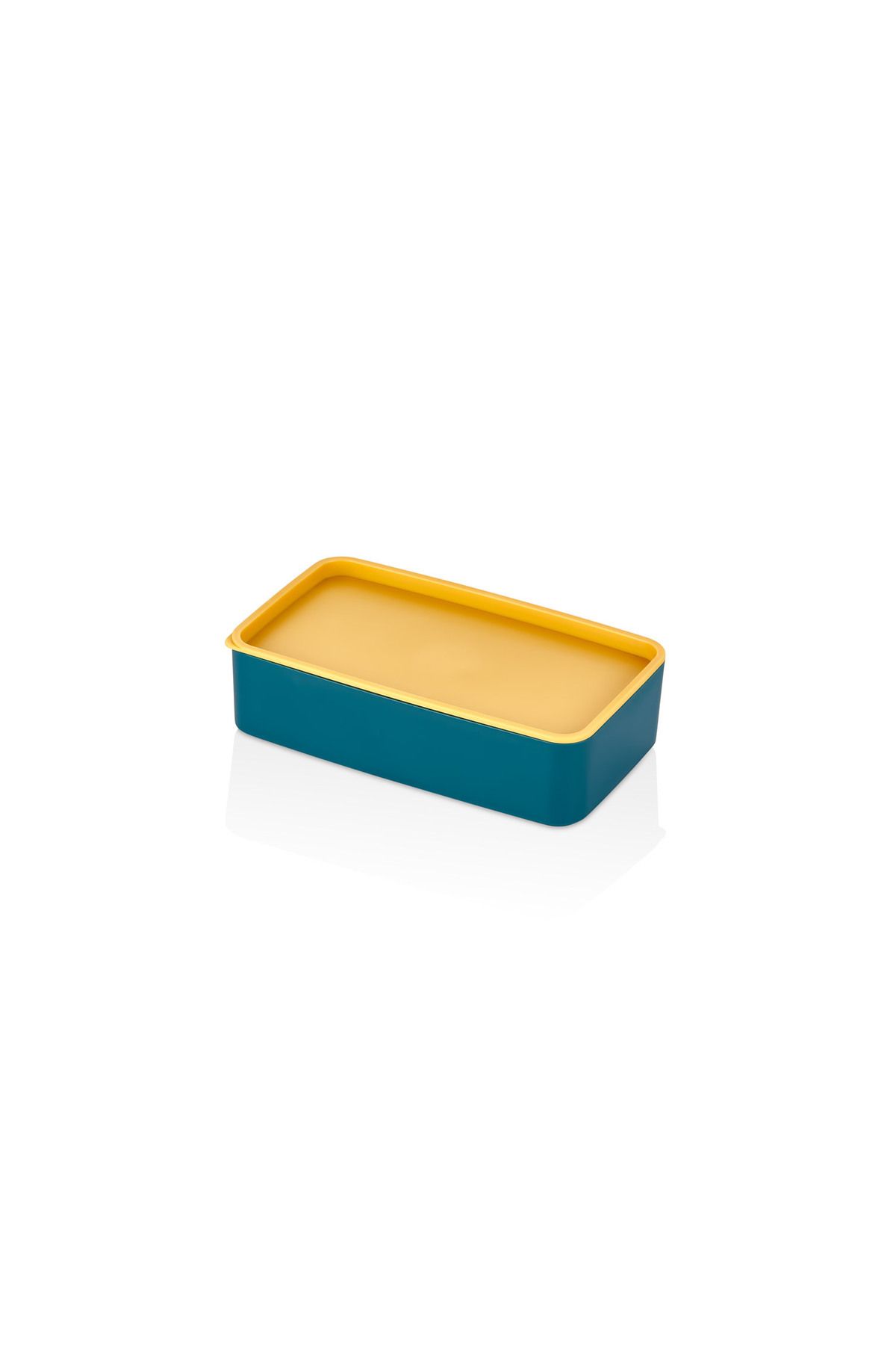 MHK Collection-2-Tier Storage Container with Adjustable Compartments and Fork and Spoon (Yellow Lid) 7