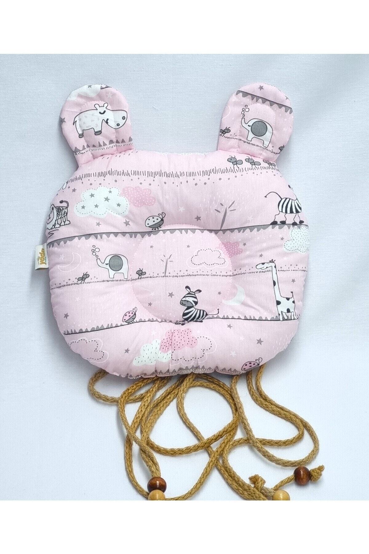 100% Organic Cotton Newborn Baby Head Shaping Pillow (poplin-poplin fabric.)