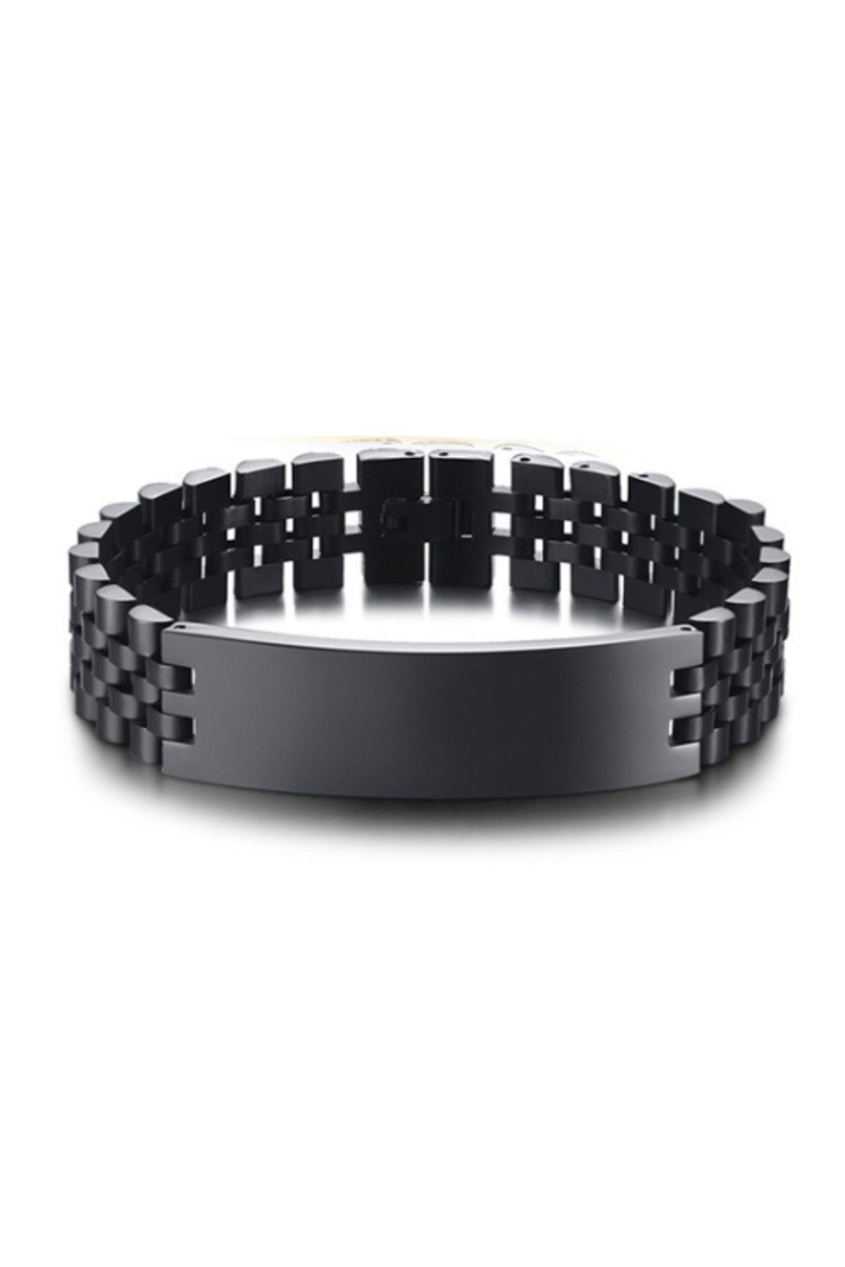 Black metal bracelet mens new arrivals