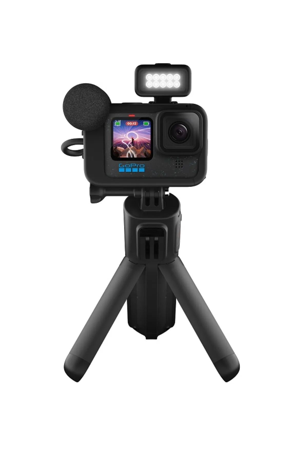 GoPro Hero 12 Black Creator Edition + Light Mod + Media Mod + Volta (İTHALATÇI GARANTİLİ)