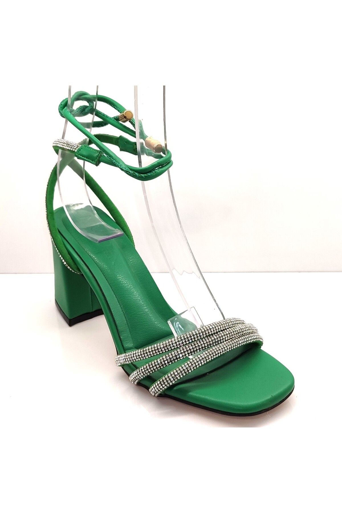 کفش مجلسی سبز زنانه عصر AYA000916 GREEN 38 اورجینال Moda Arena
