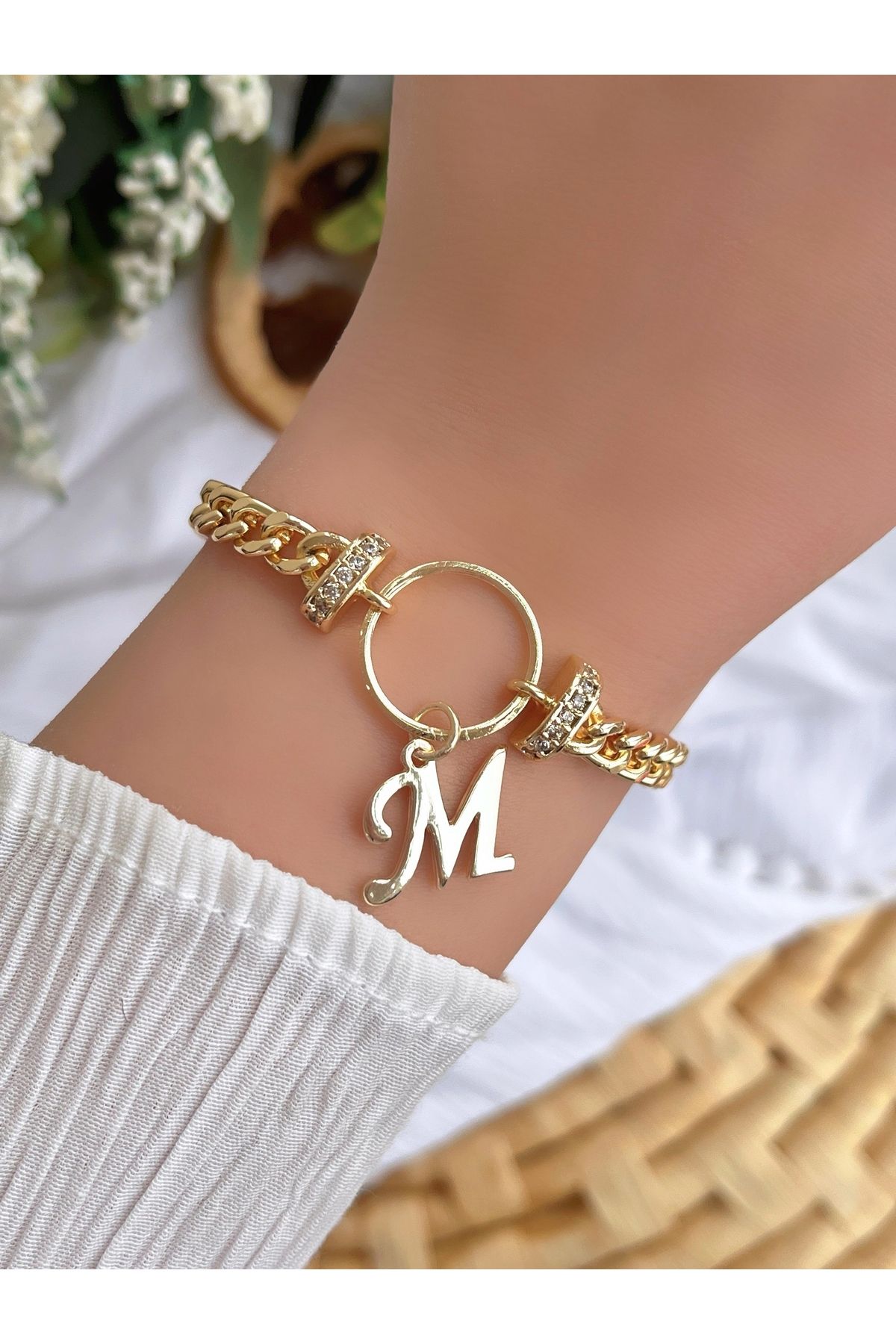 M sales letter bracelet