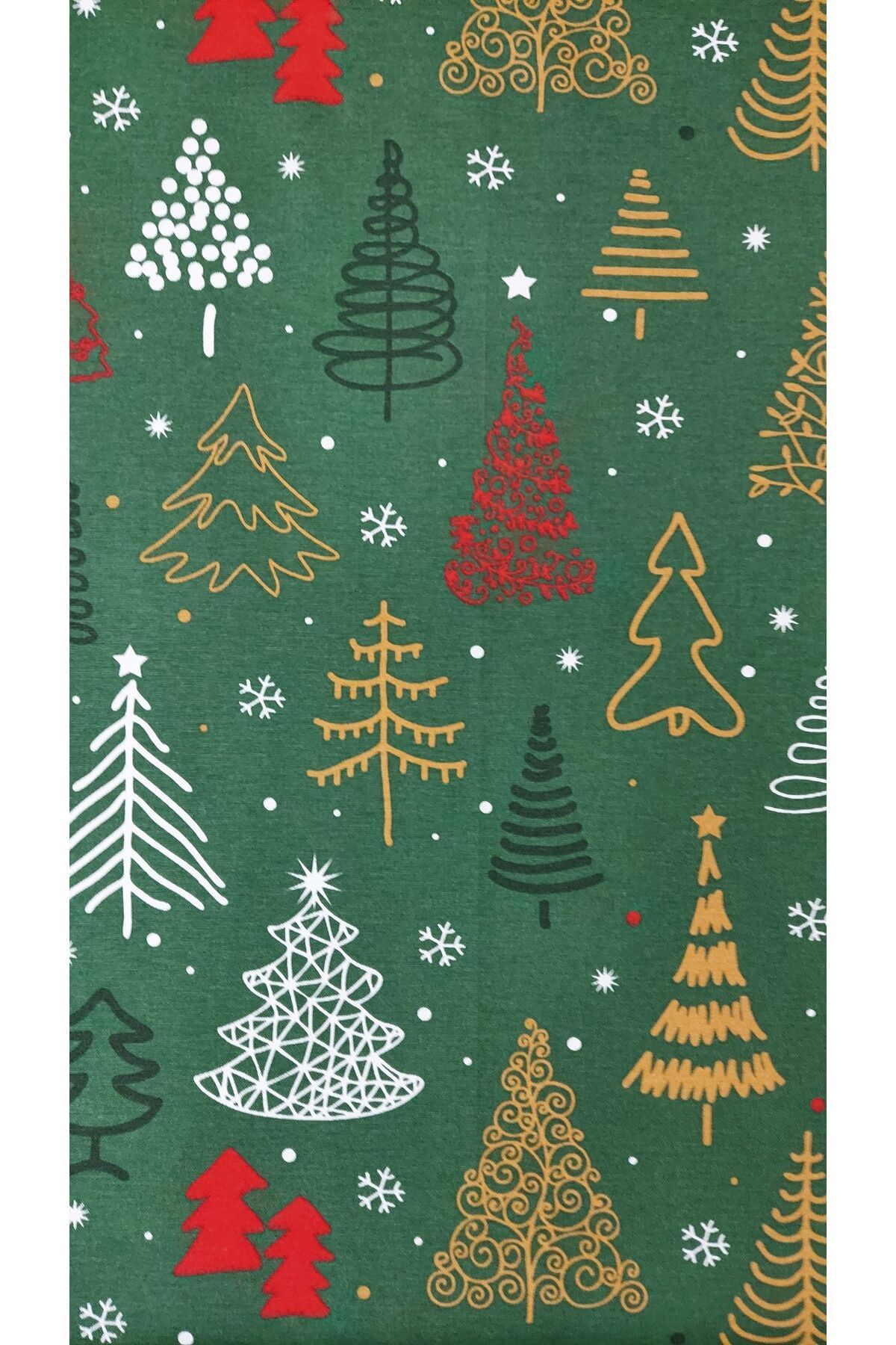 gonk-Rectangular, Christmas Patterned, Duck (Liquid Repellent, Stain Resistant) Fabric, Dining Table Cloth 3