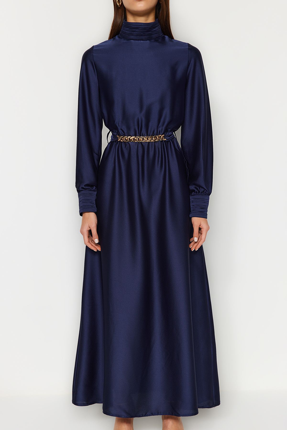 Dark blue vintage dress shop
