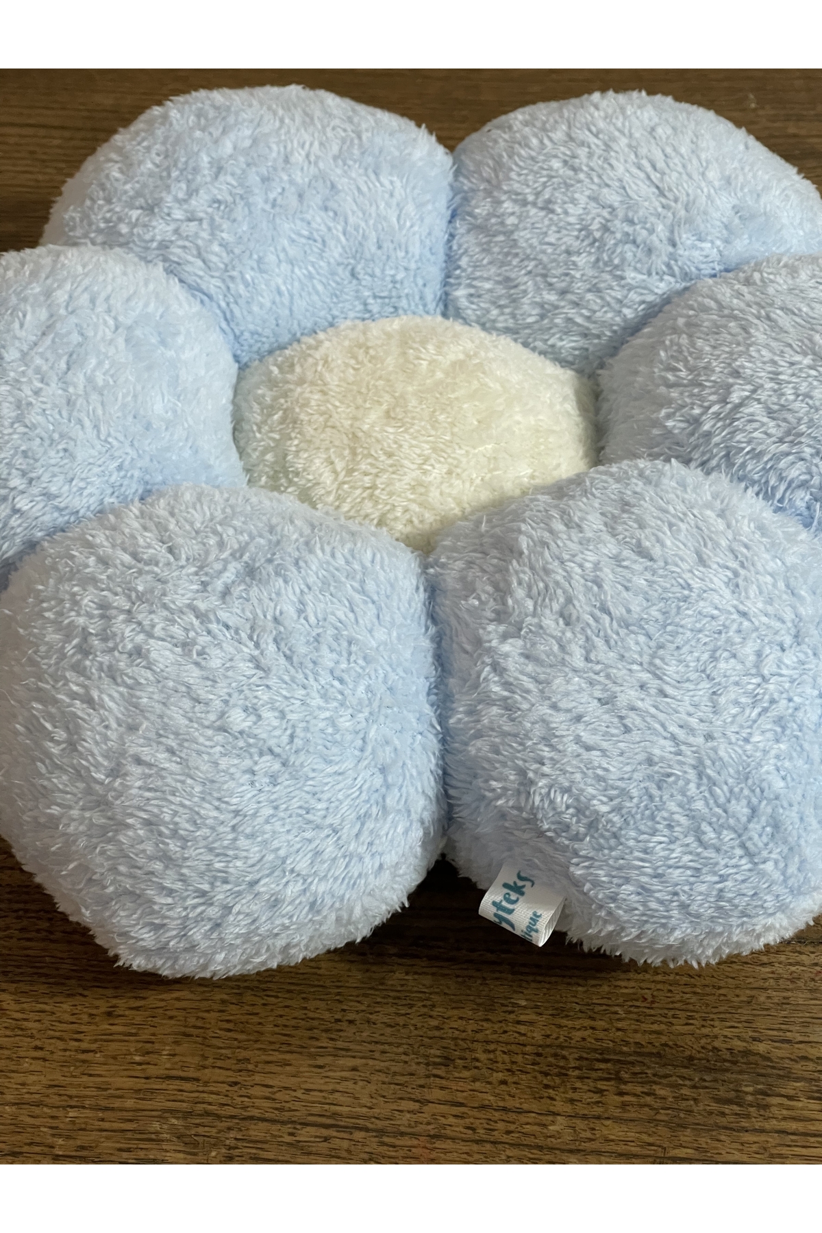 Daisy baby blue throw pillow plush pillow decorative
