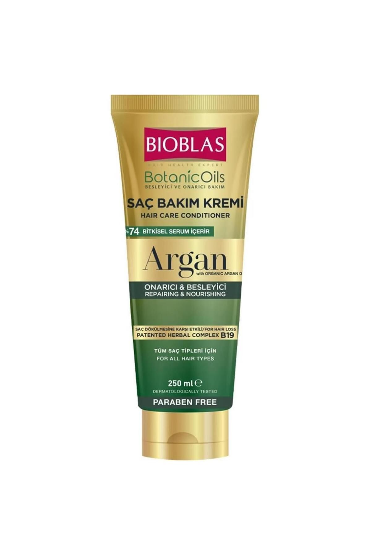 کرم مراقبت از مو روغن آرگان روغن بوتانیک 250 میلی لیتر Bioblas