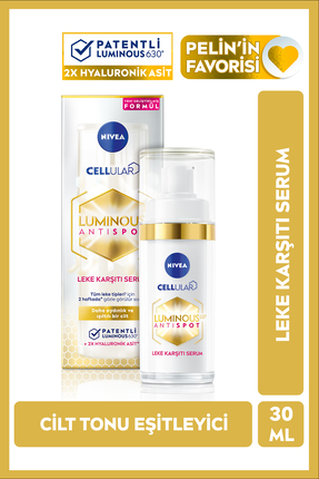 NIVEA Yeni Leke Karşıtı Aydınlatıcı Cilt Bakım Serumu 30 Ml, Cilt Tonu Eşitle...