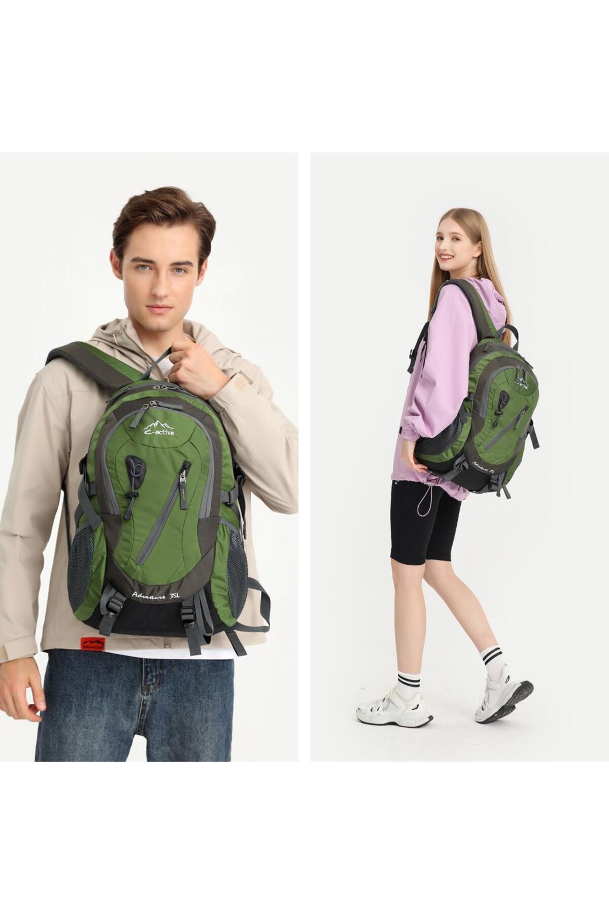 کوله پشتی زنانه بنفش C-active | 21K-8691- اورجینال - تصویر 4