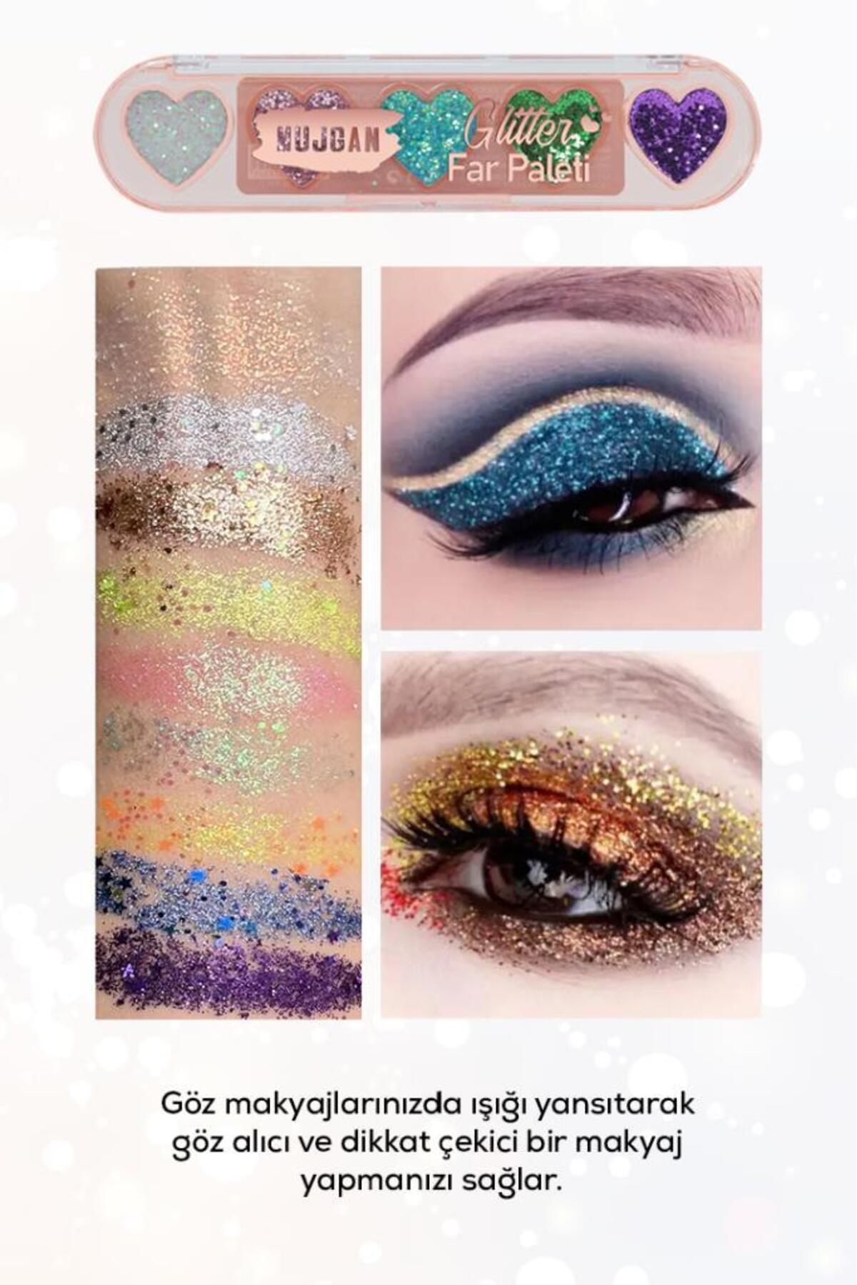 سایه چشم  رنگارنگ MUJGAN | 25491-9 اورجینال - تصویر 3