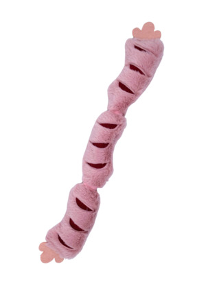 Miyav Catnipli Peluş Sosis Kedi Oyuncağı Pembe Renkli Tekmeleme Kedi Oyuncağı