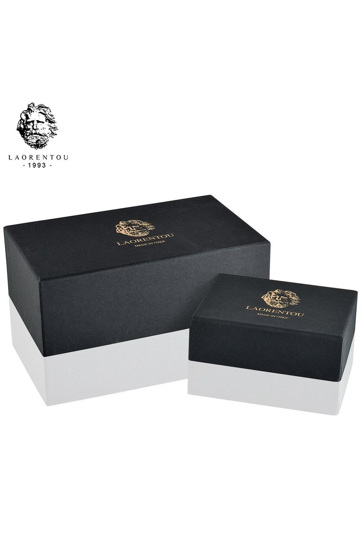 Laorentou-Ferrero Luxury Concept Hand Made Italian Genuine Leather Men's Wallet - Men's Card Holder 8
