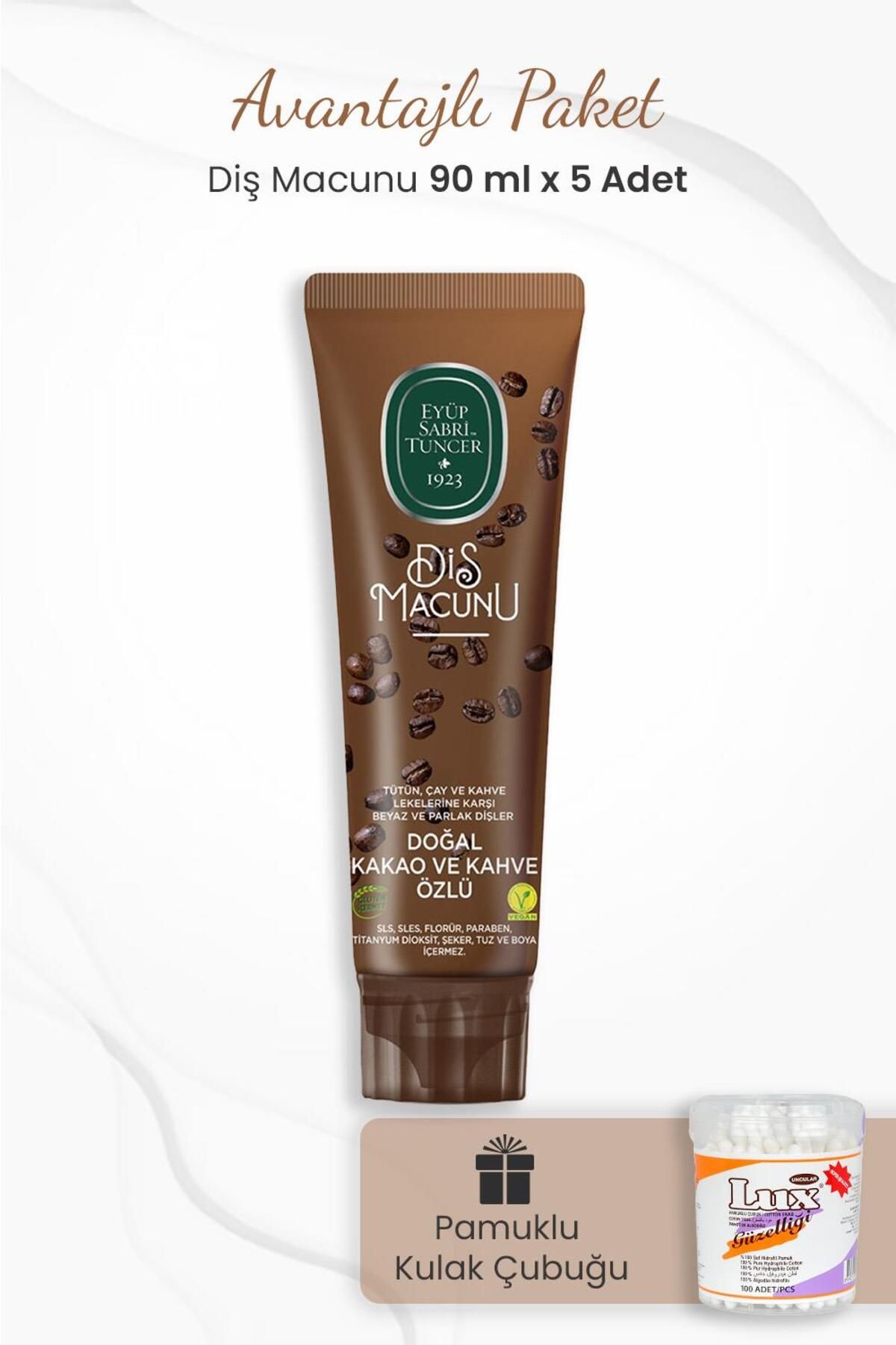 Eyüp Sabri Tuncer-Buy 5 Pay 4 Toothpaste with Cocoa and Coffee Extract 2