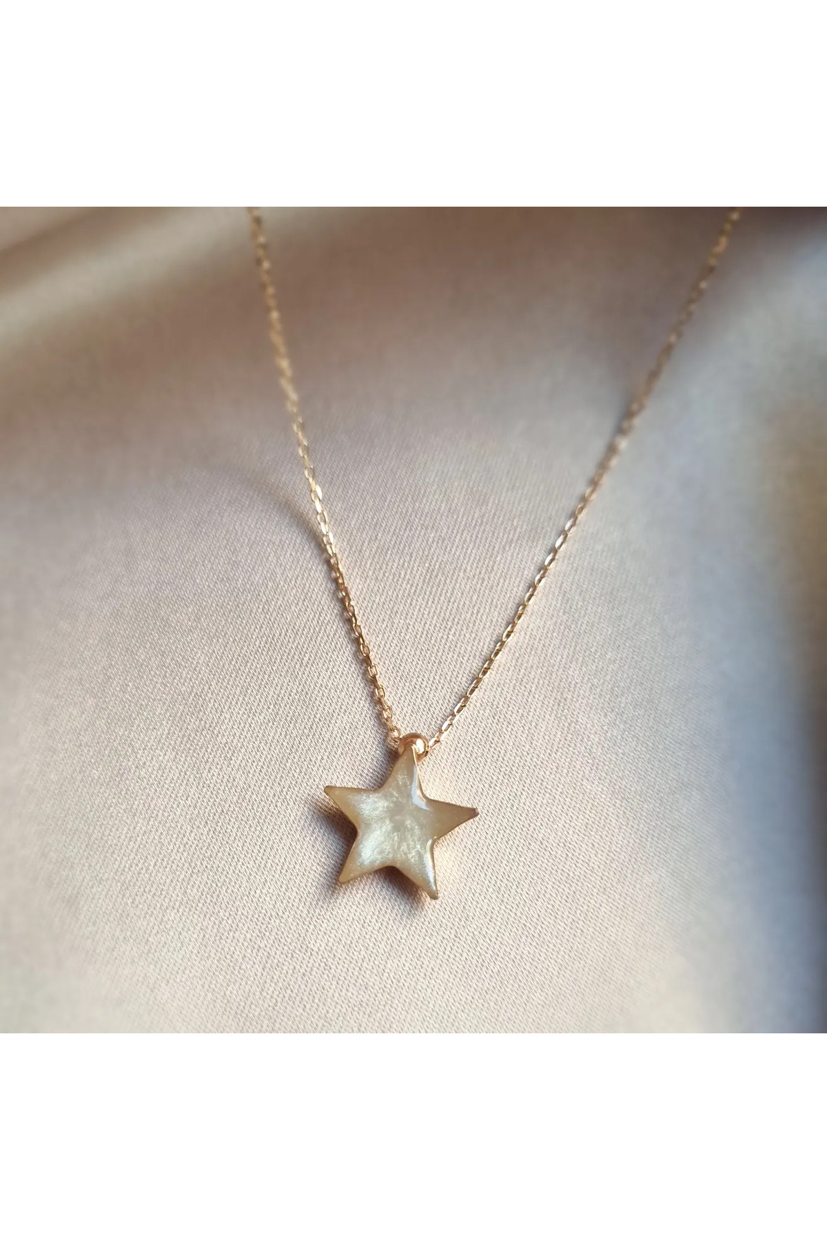 Soprano Silver  Gece Parlayan Yıldız Kolye 925 Ayar Gümüş - Görsel 6