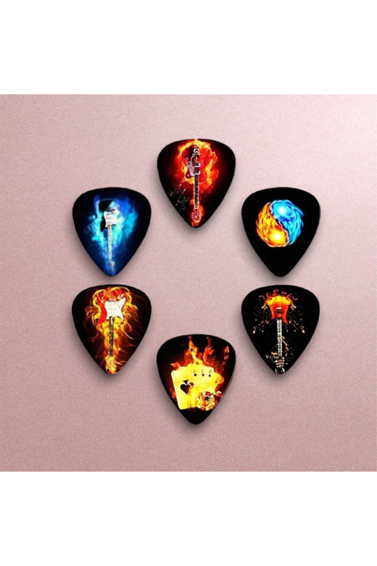 Branded guitar shop picks