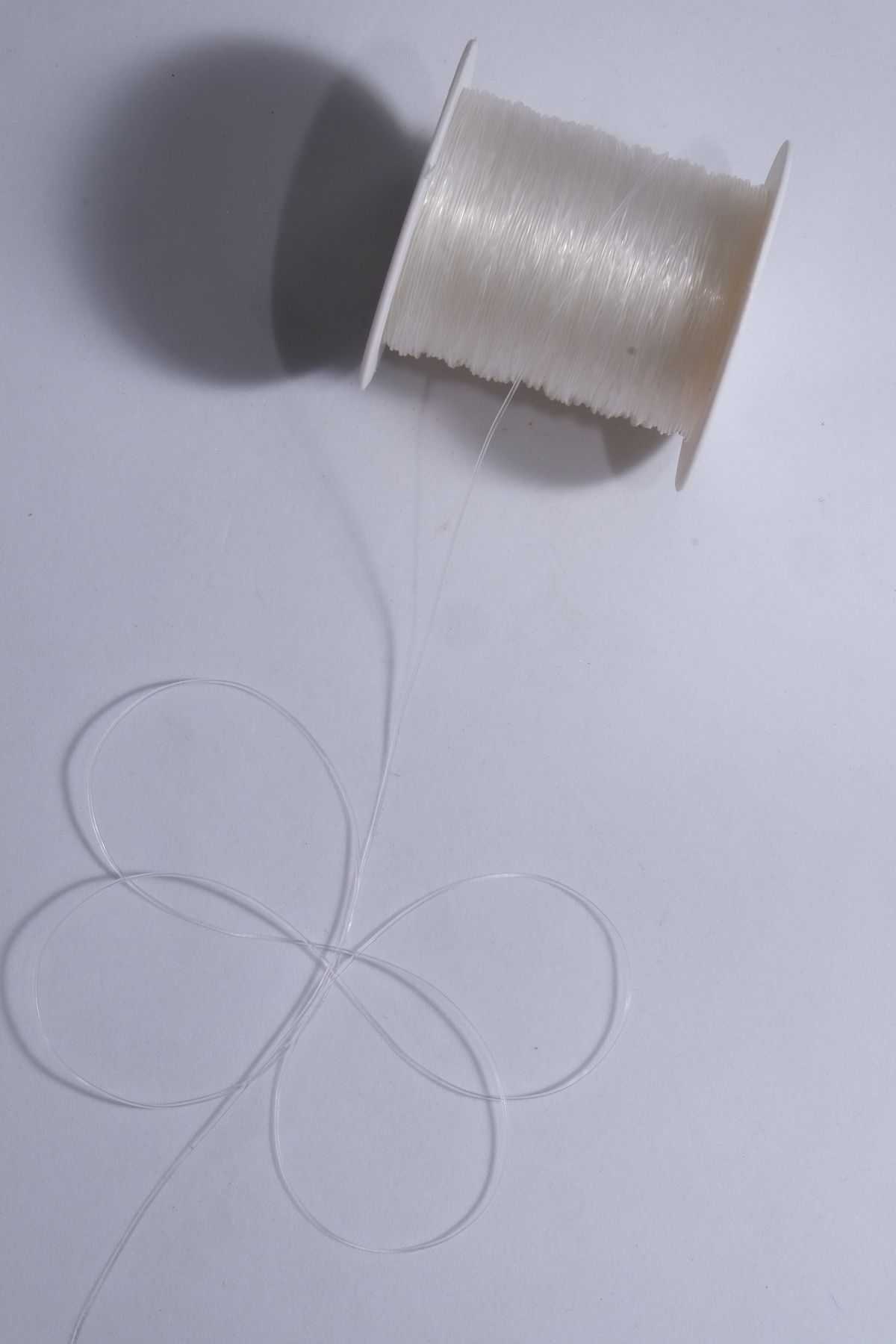0.8 Mm Şeffaf Lastik Misina 100 Metre Esnek Lastikli Bileklik Tesbih Ipi Misinası