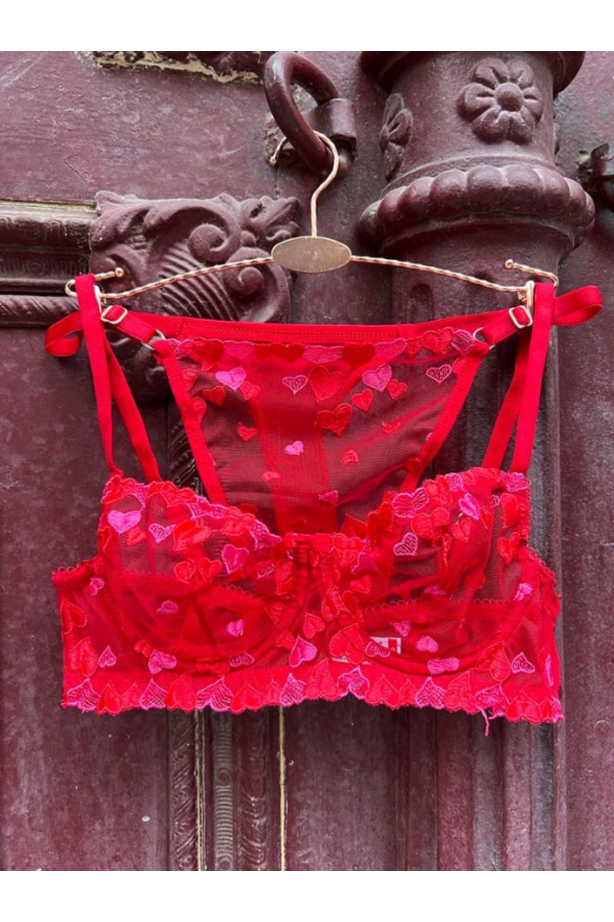Pocion de cereza Underwear Set - Red - Heart