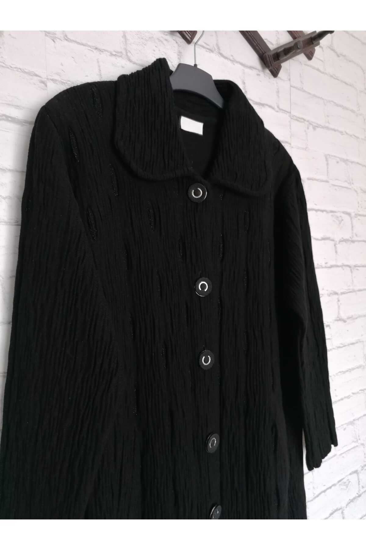 anne moda ankara  Hafif ışıltılı, 1.kalite, orta kalınlıkta, triko, şık , hırka/kap - Görsel 4