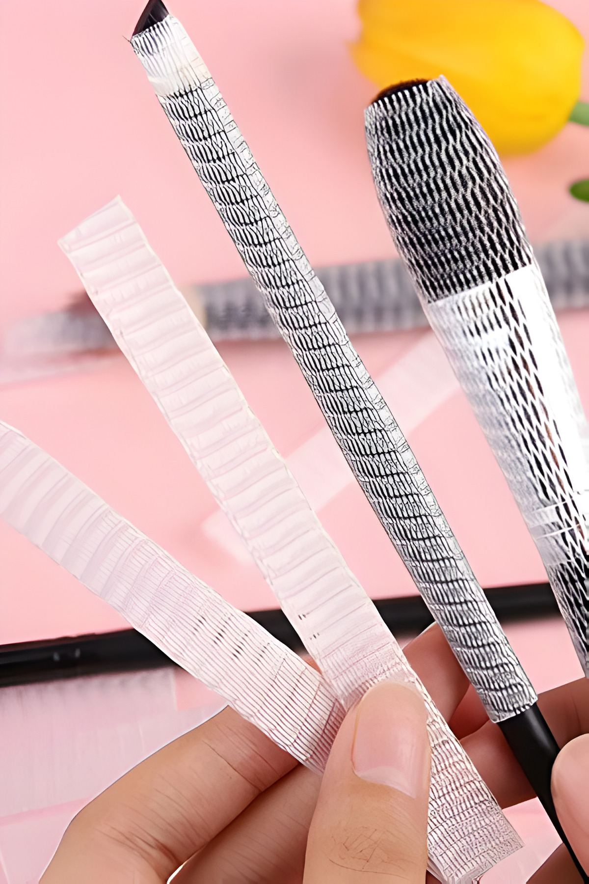 Kebar-Flexible Breathable Mesh Design Makeup Brush Set Protective Case - Set of 20 2