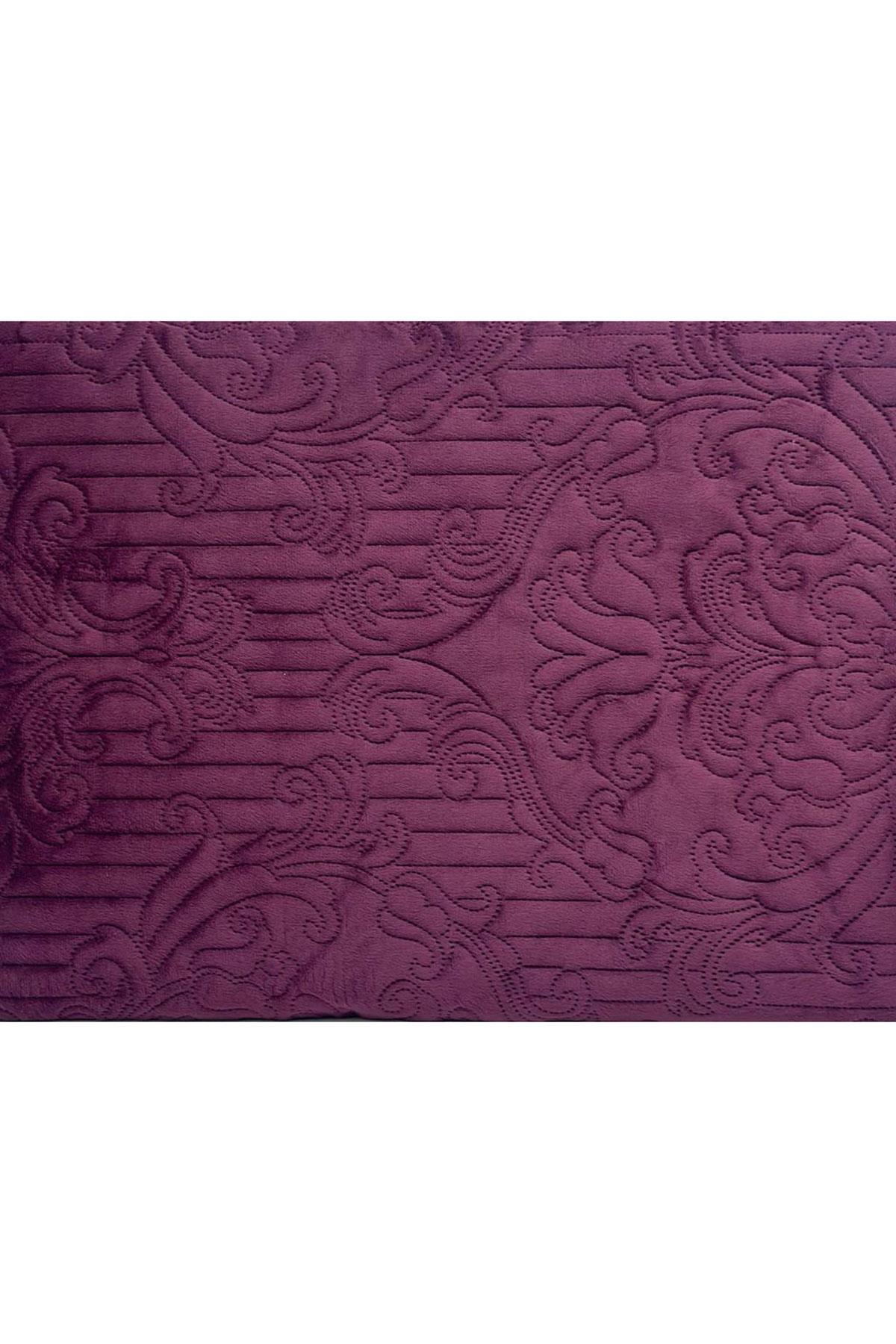 Flair Yatak Örtüsü Çift Kişilik-Mürdüm 3