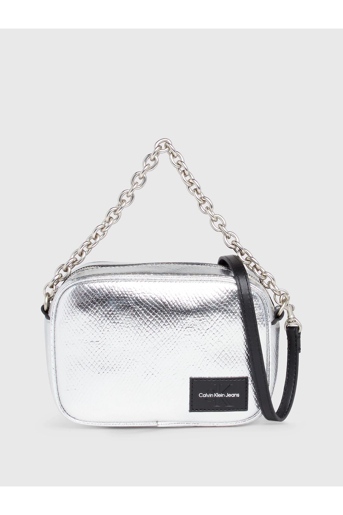 Calvin klein deals silver purse