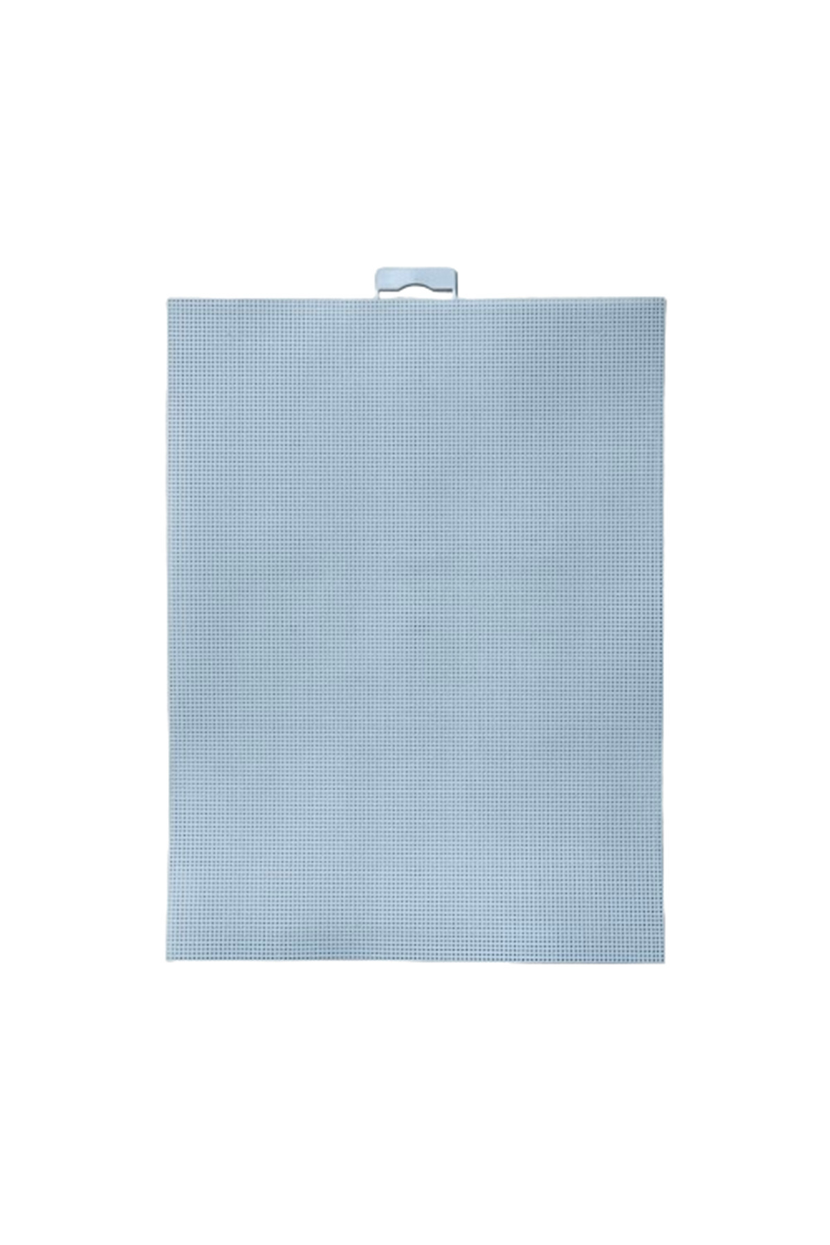 EleganTShoP Plastik Kanvas Tabaka Ince Göz Beyaz