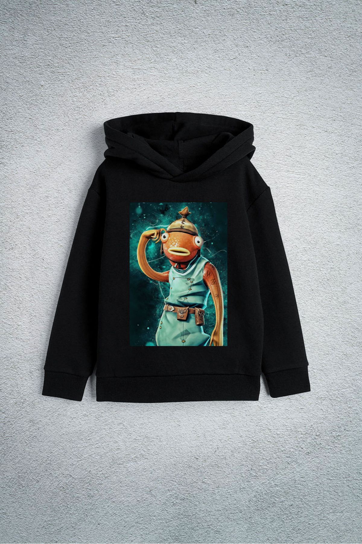 Darkia Fishstick Fortnite Custom Design Printed Kids Sweatshirt Hoodie Trendyol