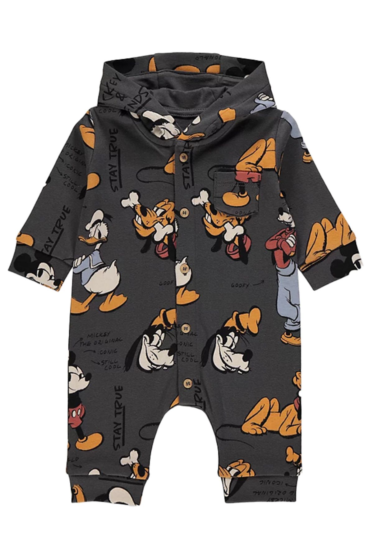 Babies Design Store-بذلة بغطاء للرأس للأطفال من Mickey&Friends 1