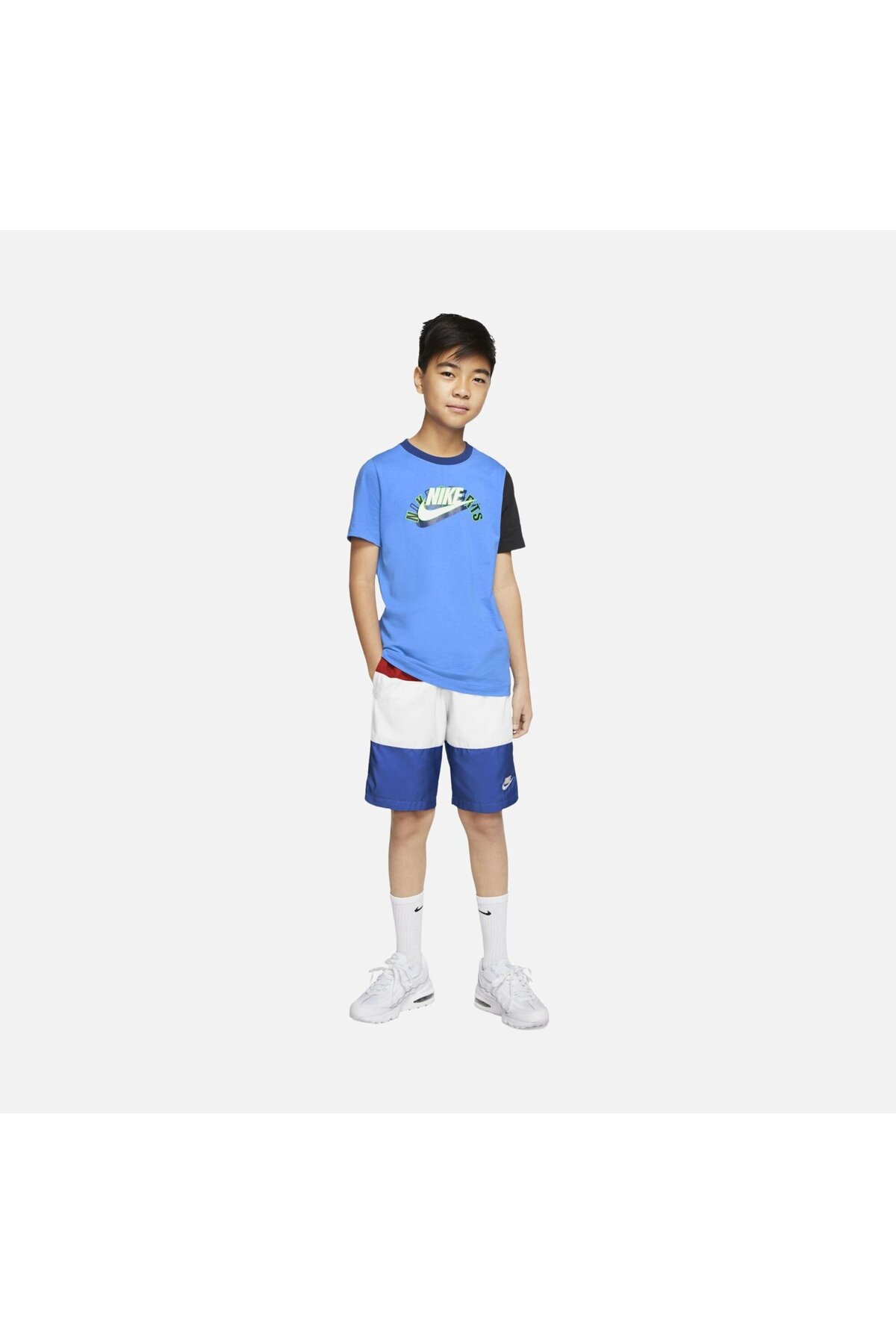 شورت و شلوارک پسرانه سفید نایکیNike | TYC7TF7D4N170208322843642 اورجینال - تصویر 4