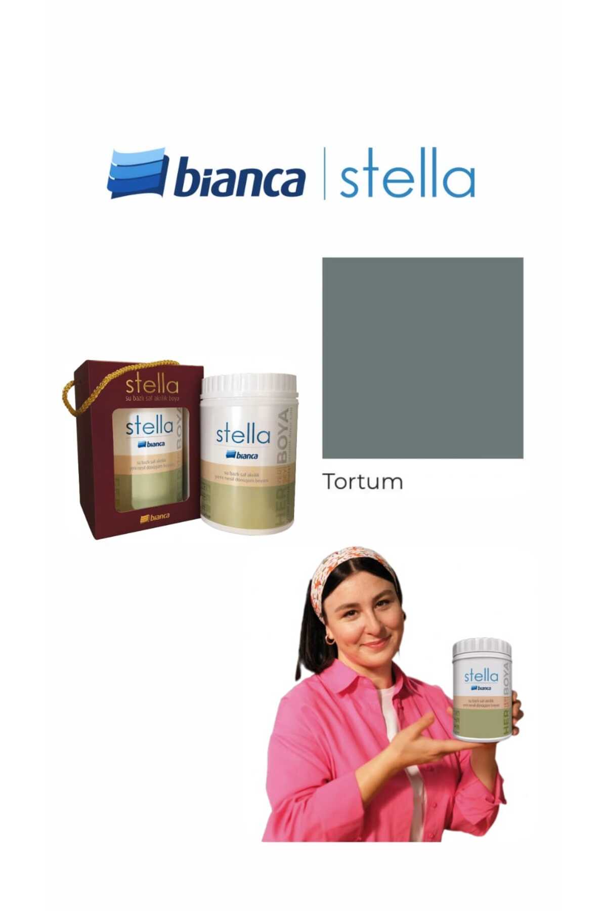 Stella Water Based Pure Acrylic Paint 500ml - Tortum