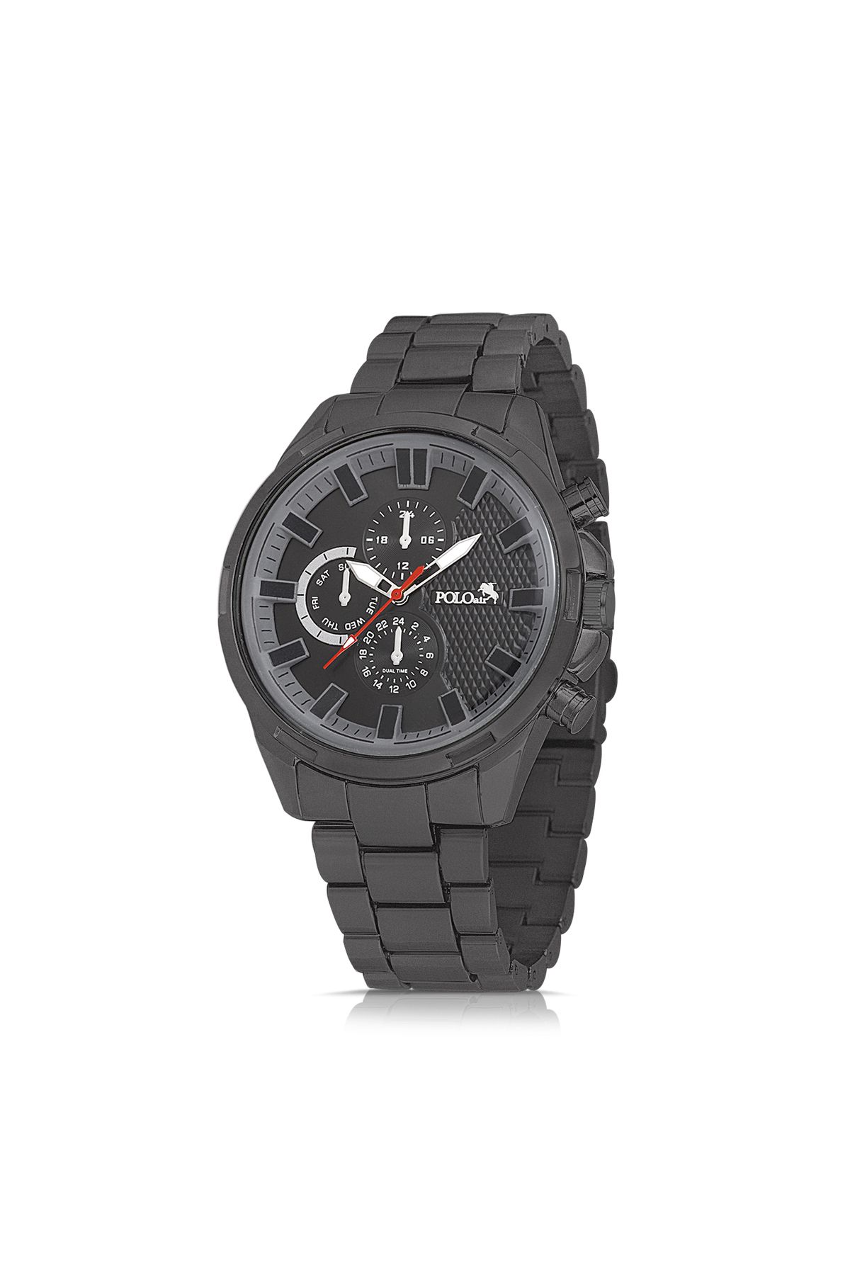 polo air Metal Case Men s Wristwatch Anthracite Color Trendyol
