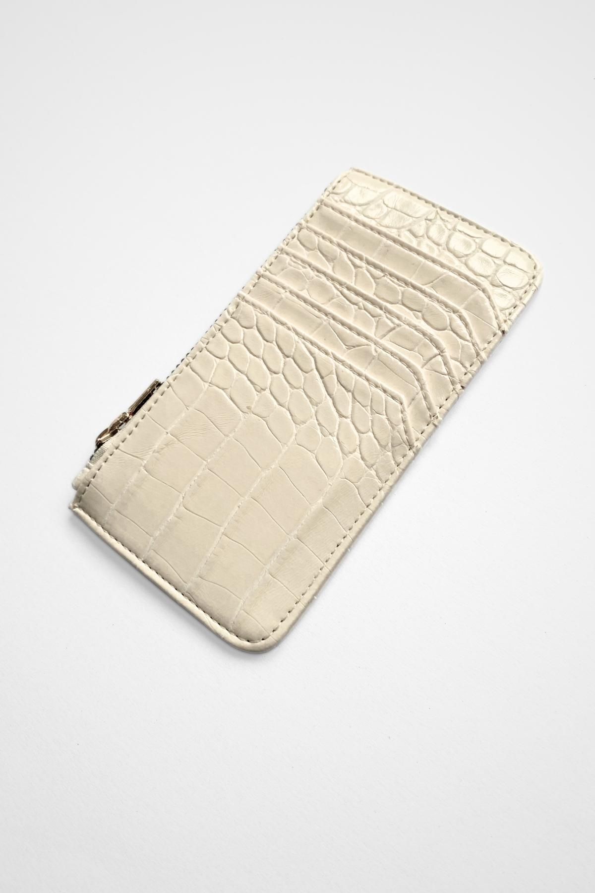 Yuka Atelier-Nomu Card Holder Detailed Faux Leather Wallet 3