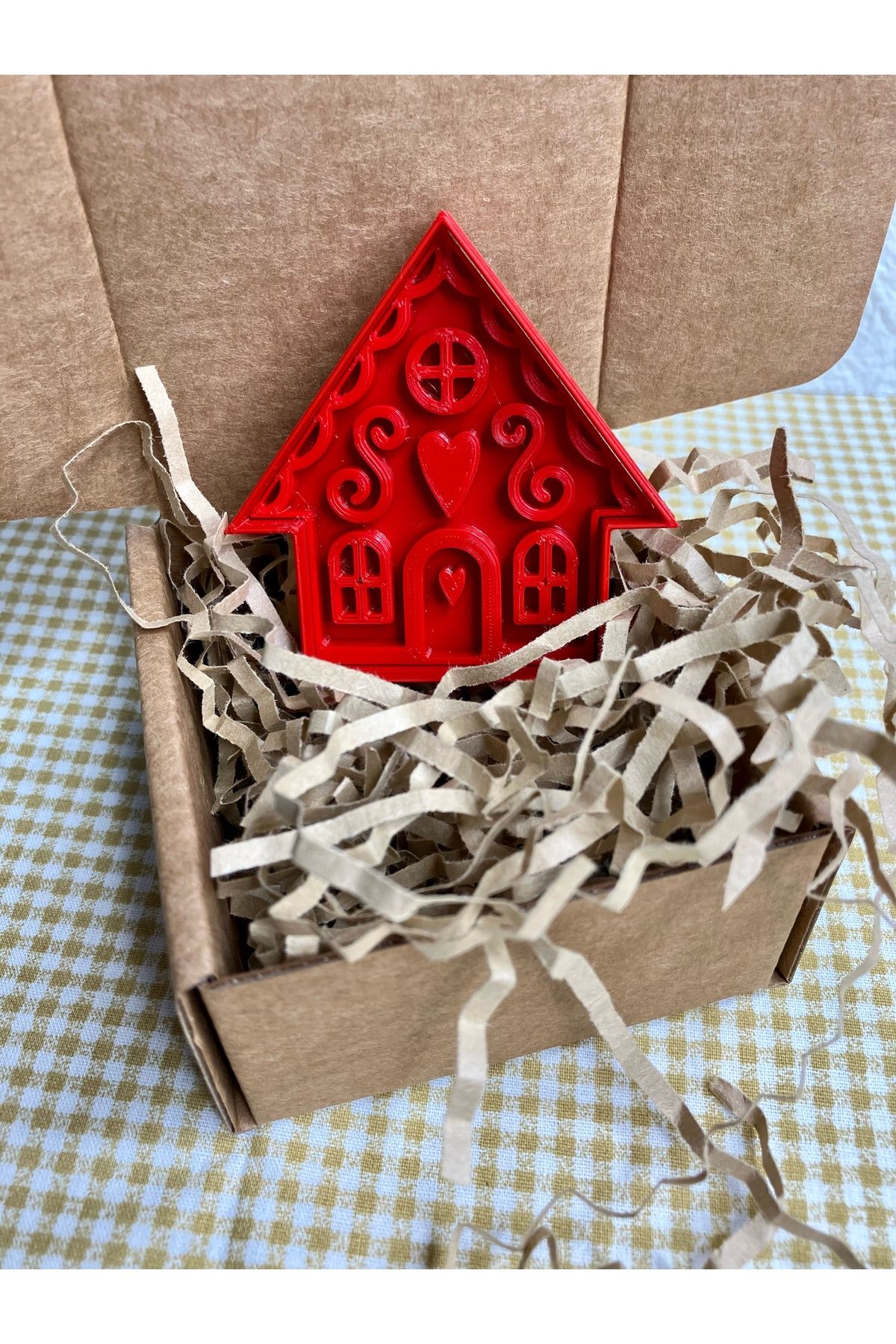 Volala-New Year's House Shaped Cookies - Ceramic Mold 3