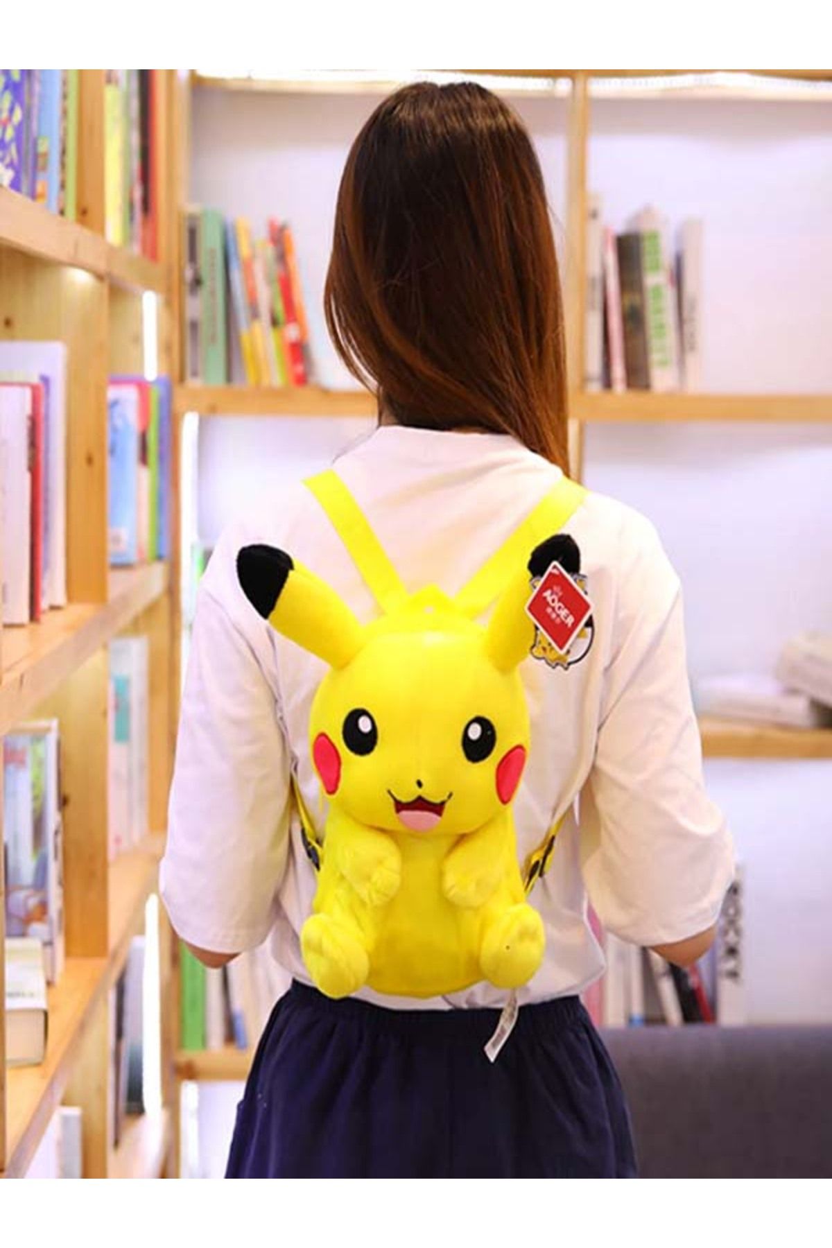 Pikachu online plush backpack