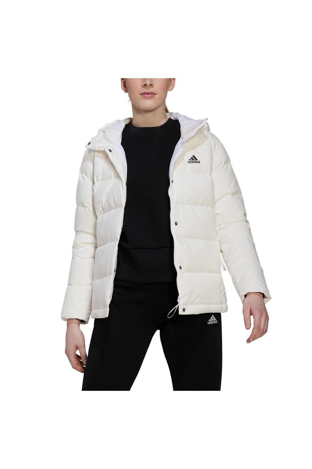 Adidas white 2025 down jacket