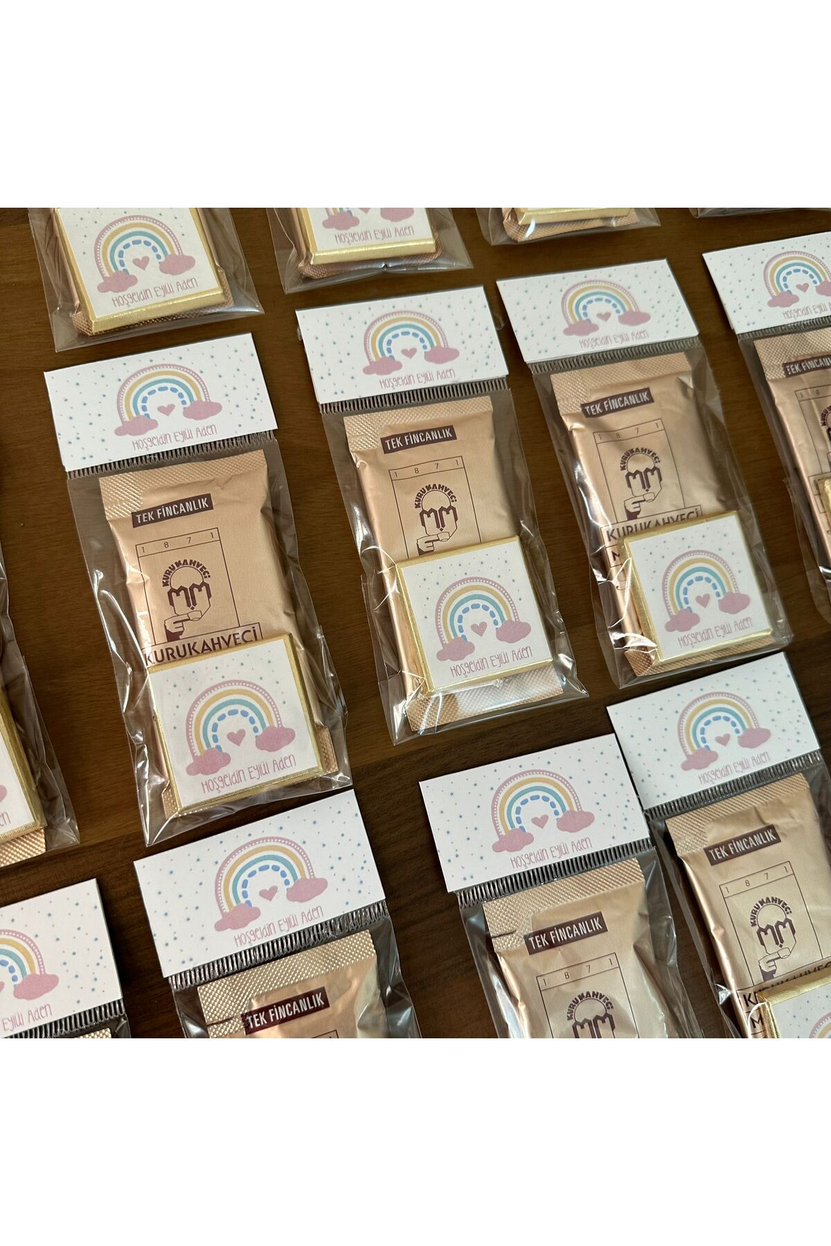 ouzhanya hediyelik Yenidoğan hediyesi baby shower ve doğum günü hediyesi kahve çikolata ( 25 Adet ) fotoğrafı 3 (önizleme)