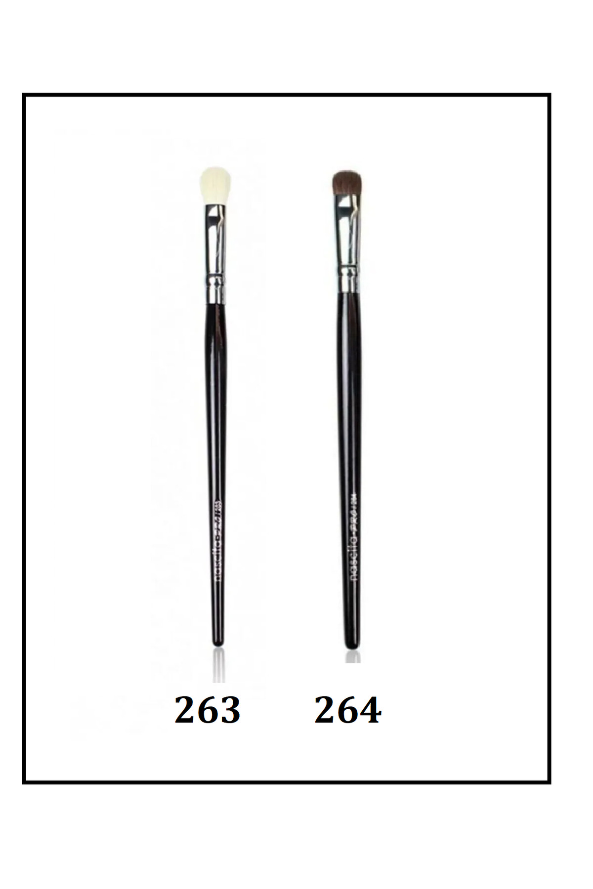 nascita Pro Gölgelendirme Fırçası 264 + Pro Far Karıştırma Fırçası 263 Özel 2'li SET