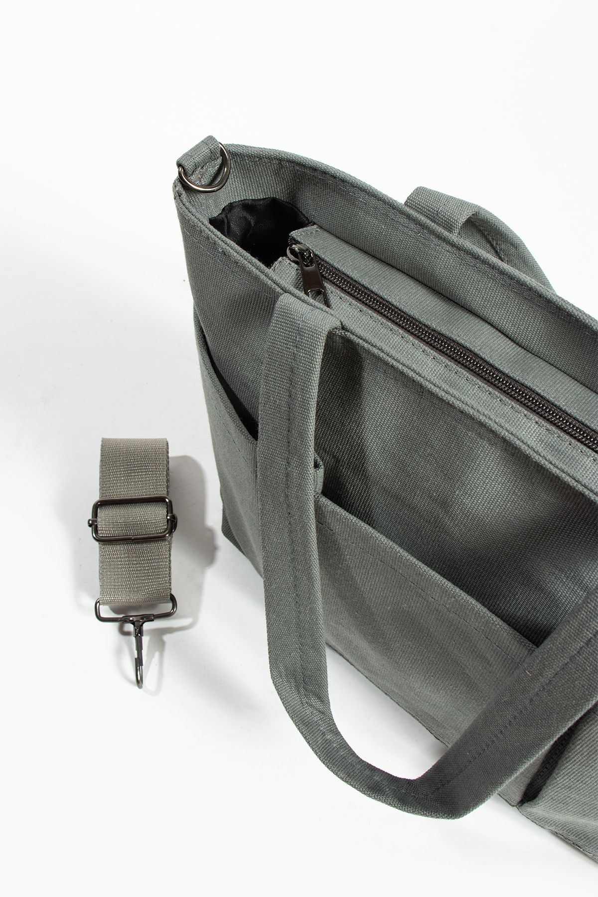 NAKSH Shoulder Bag Gray Plain