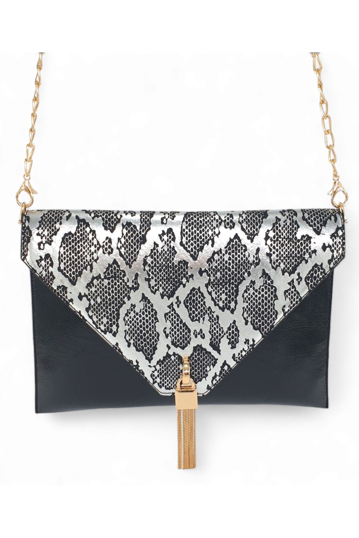 Snake print online chain bag